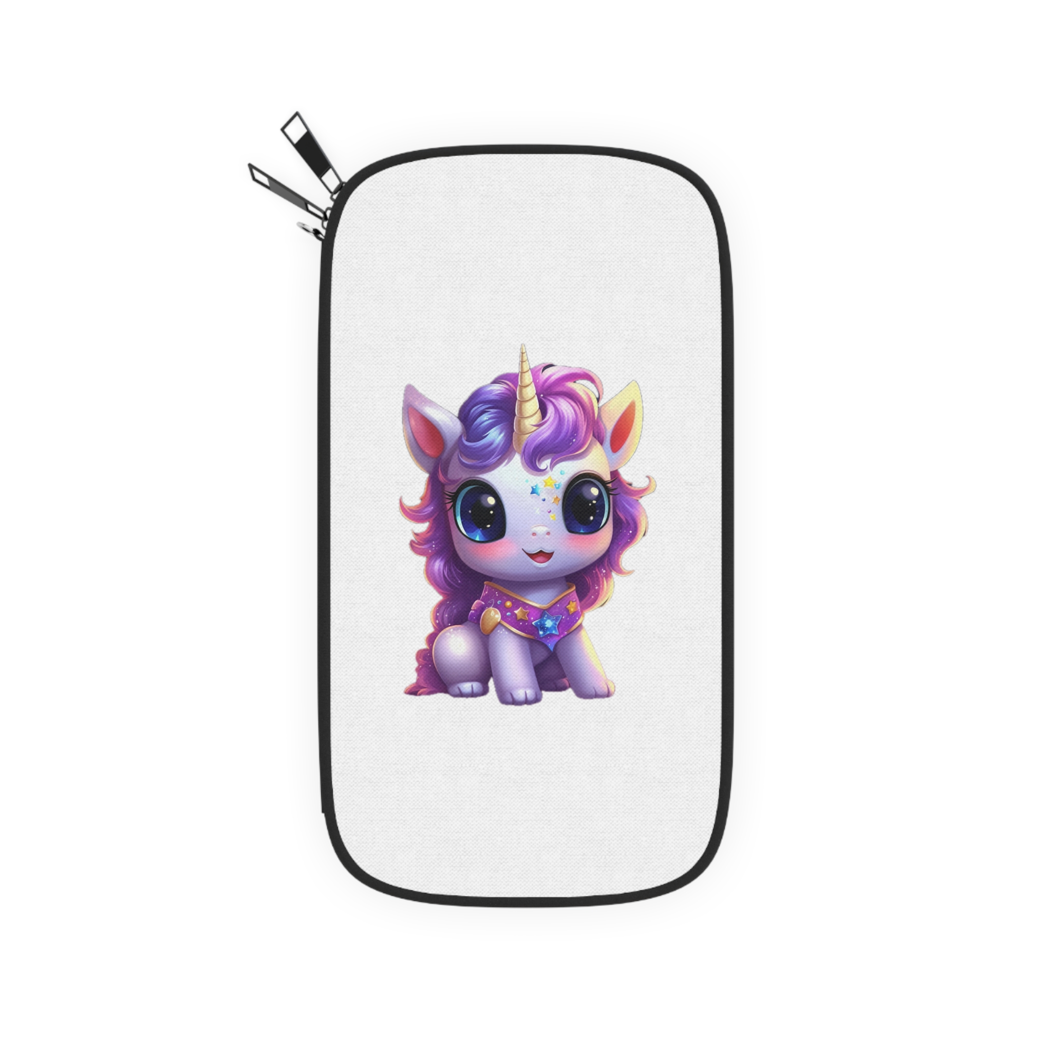 Beautiful Cute Baby Unicorn (4) Passport Wallet - Image 2