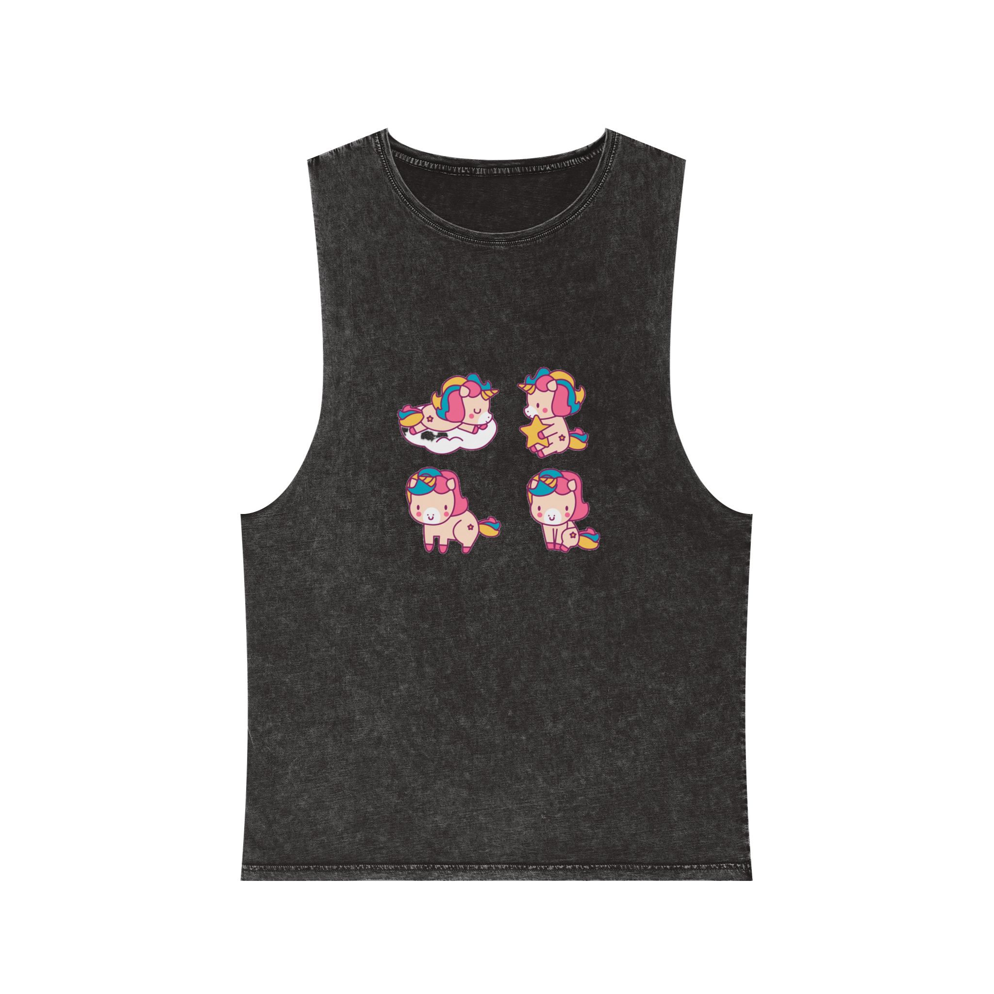 Unicorn V317 Unisex Stonewash Tank Top