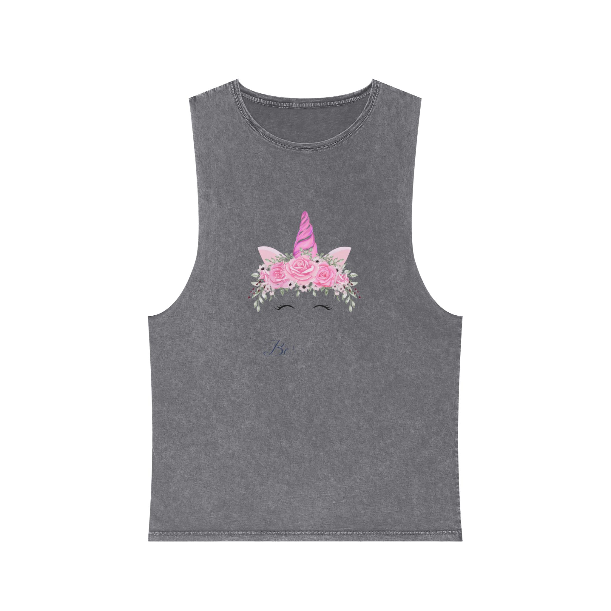 Unicorn V540 Unisex Stonewash Tank Top - Image 9