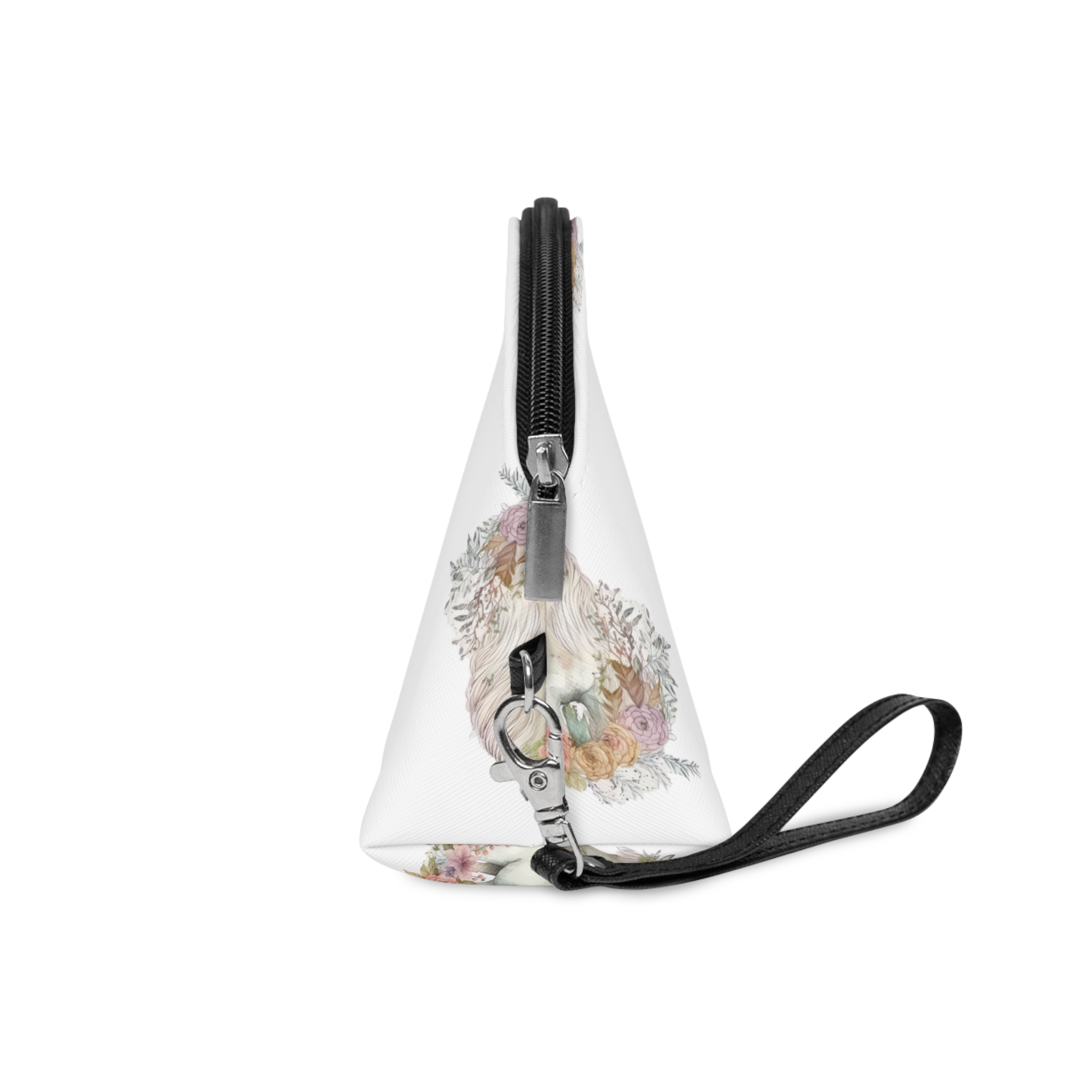 Watercolor Forest Cartoon Isolated Cute Baby Unicorn Animal Illustration Ai Generative Makeup Bag - Image 3
