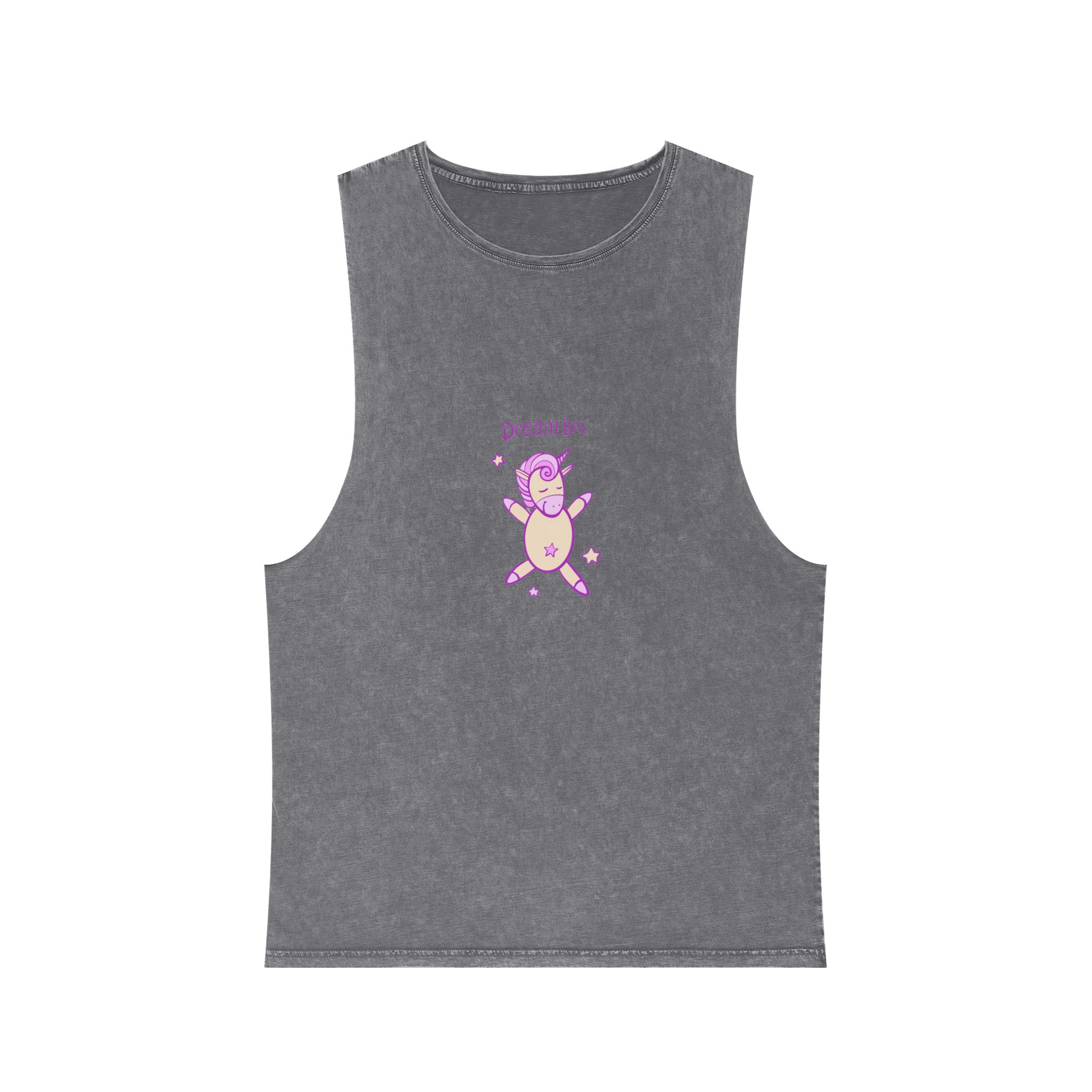 Dream Big Copia 3 Unisex Stonewash Tank Top - Image 9