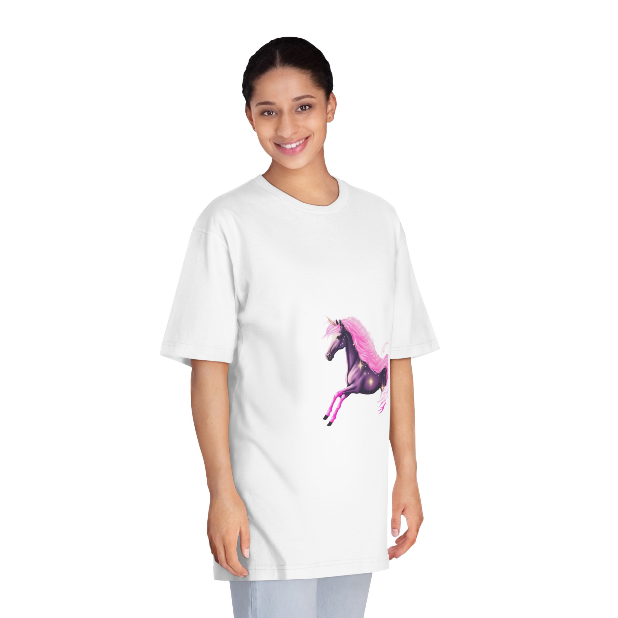 Unicorns 145 Unisex Classic Crewneck T Shirt - Image 3