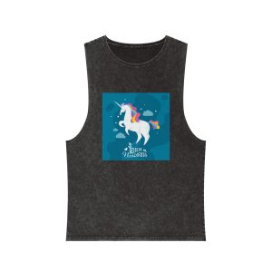 Unicorn V390 Unisex Stonewash Tank Top