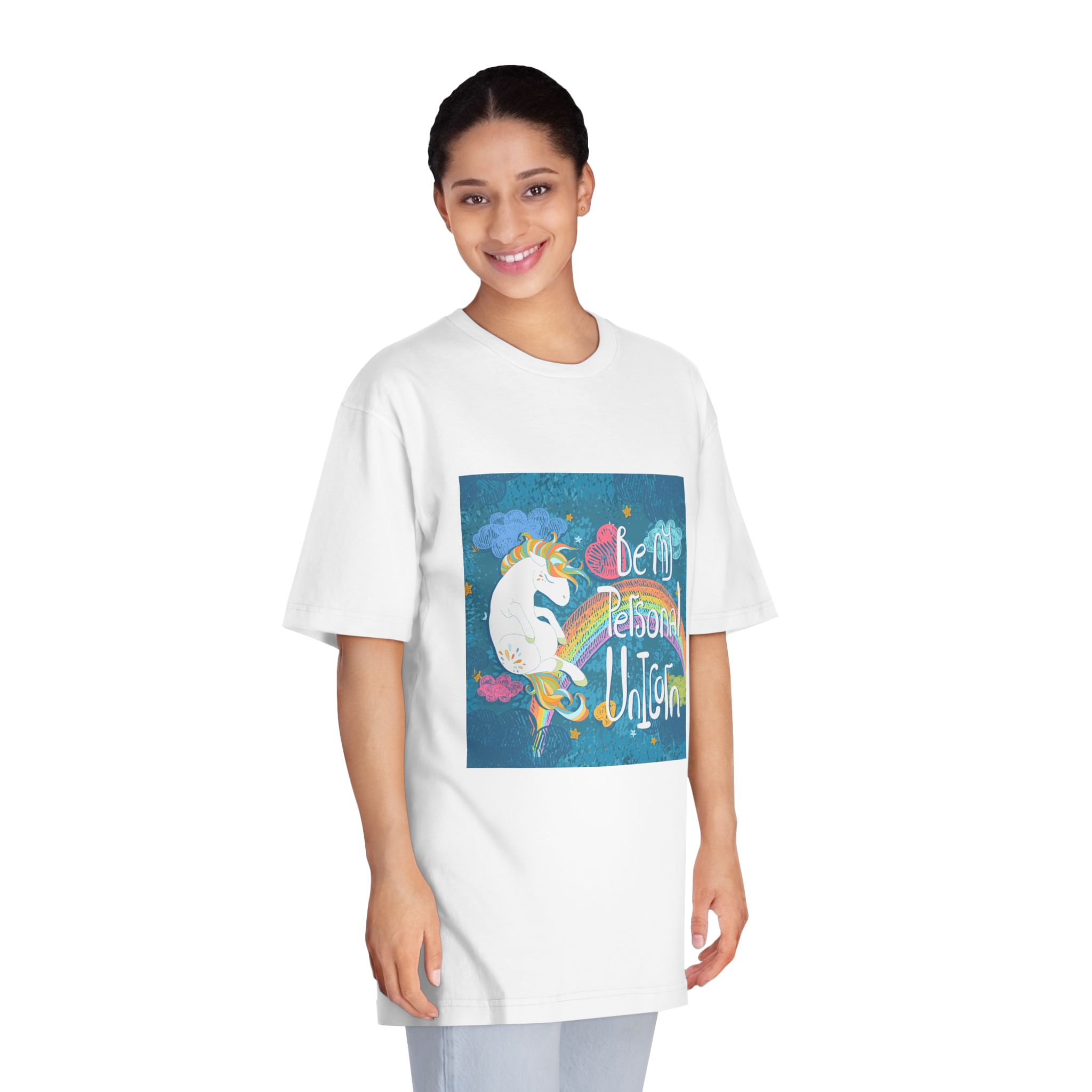 Be My Personal Unicorn Unisex Classic Crewneck T Shirt - Image 3