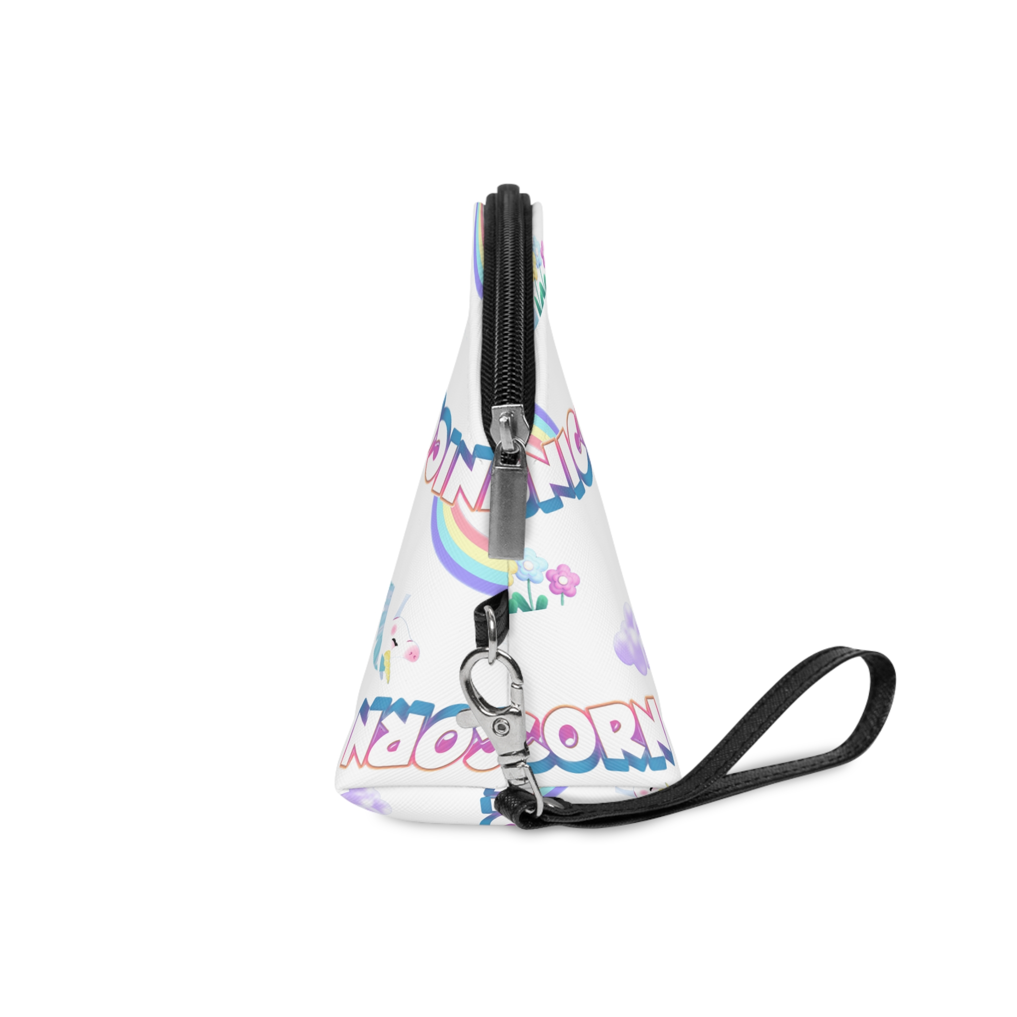 Unicorn Text Effect 1 Makeup Bag - Image 3