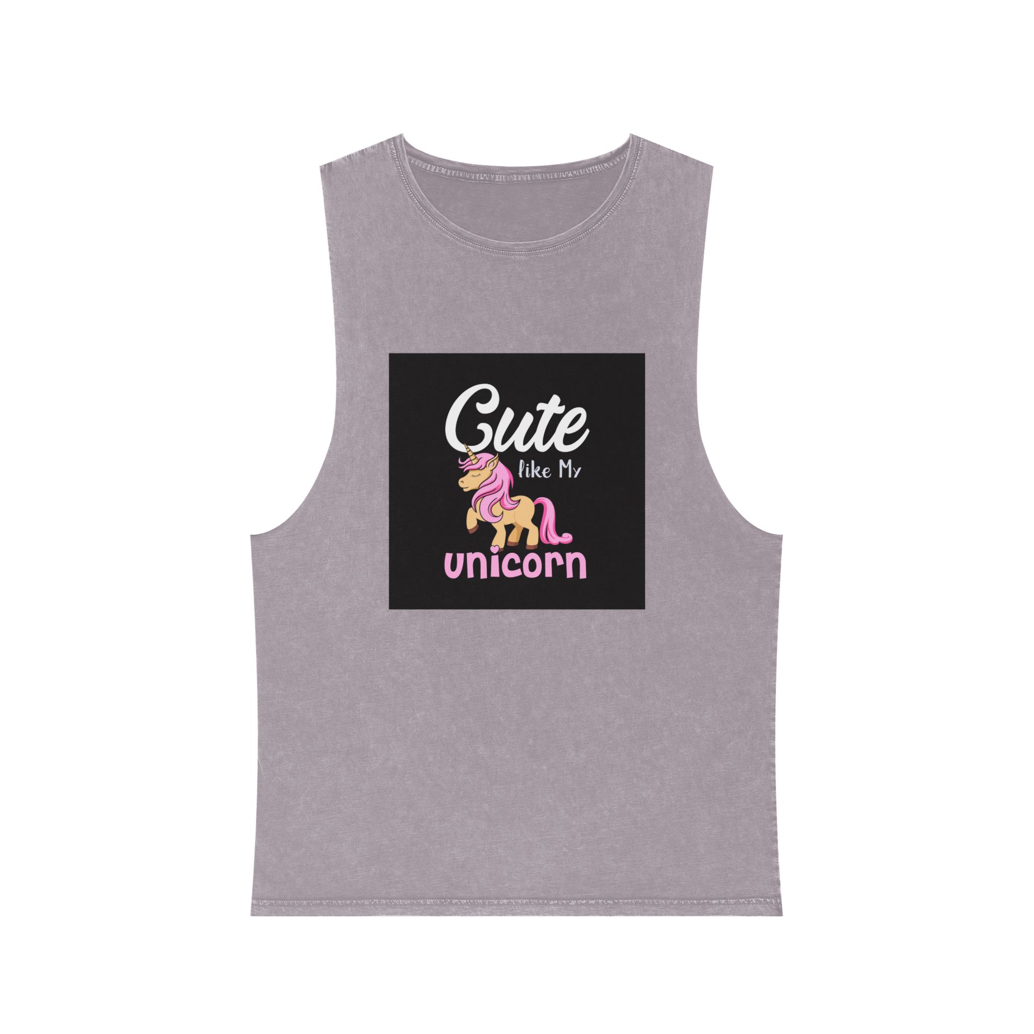 Unicorn 12 Unisex Stonewash Tank Top - Image 17