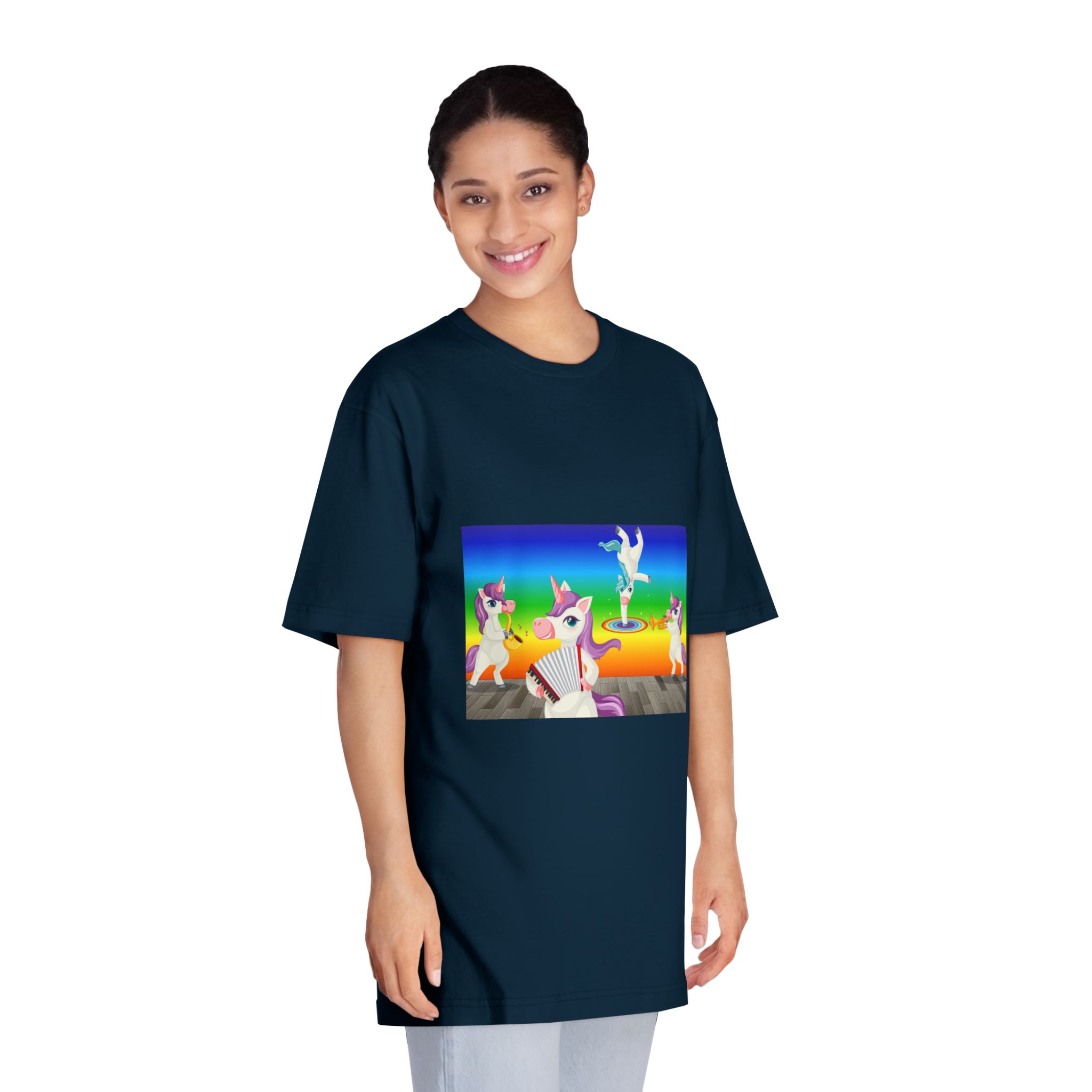 Unicorn V704 Unisex Classic Crewneck T Shirt - Image 19