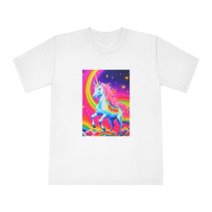 Vibrant Magical Unicorn Artwork Unisex Classic Crewneck T Shirt