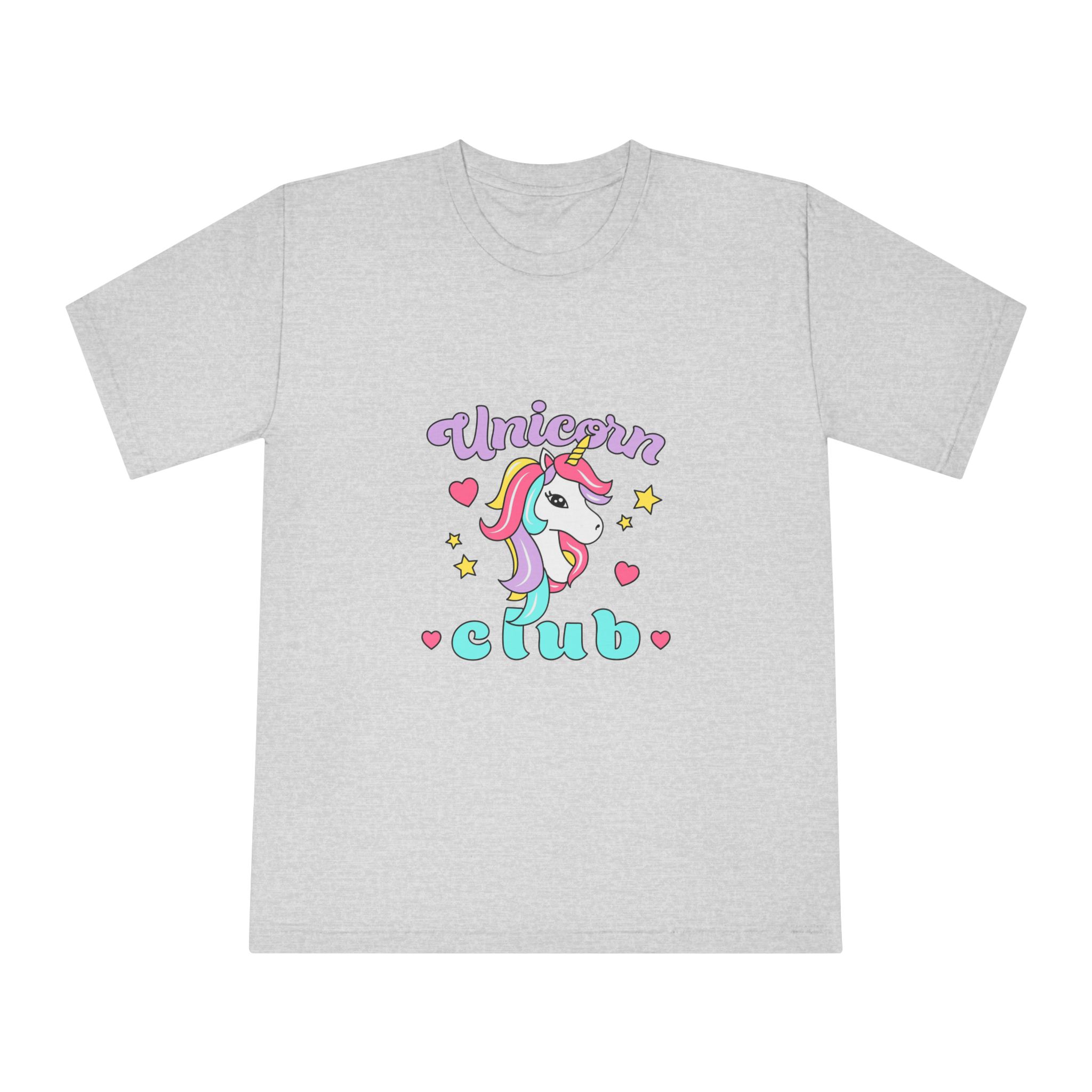 Unicorn Club Text With Colorful Hair Unicorn Unisex Classic Crewneck T Shirt - Image 13
