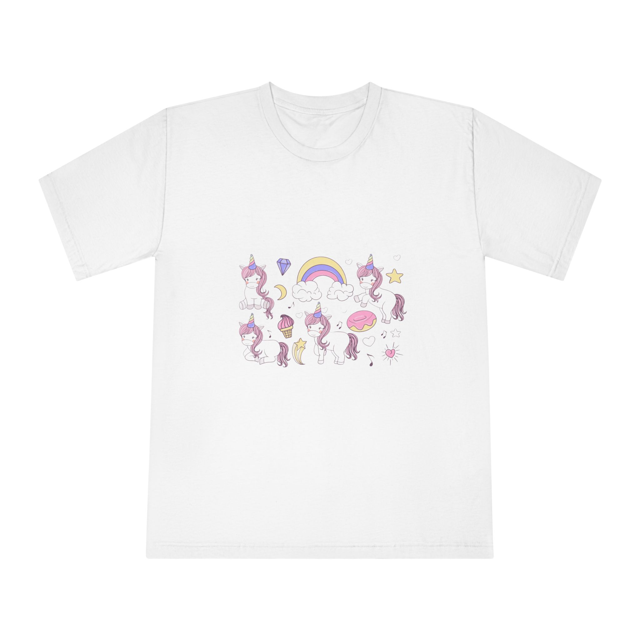 Unicorn V498 Unisex Classic Crewneck T Shirt