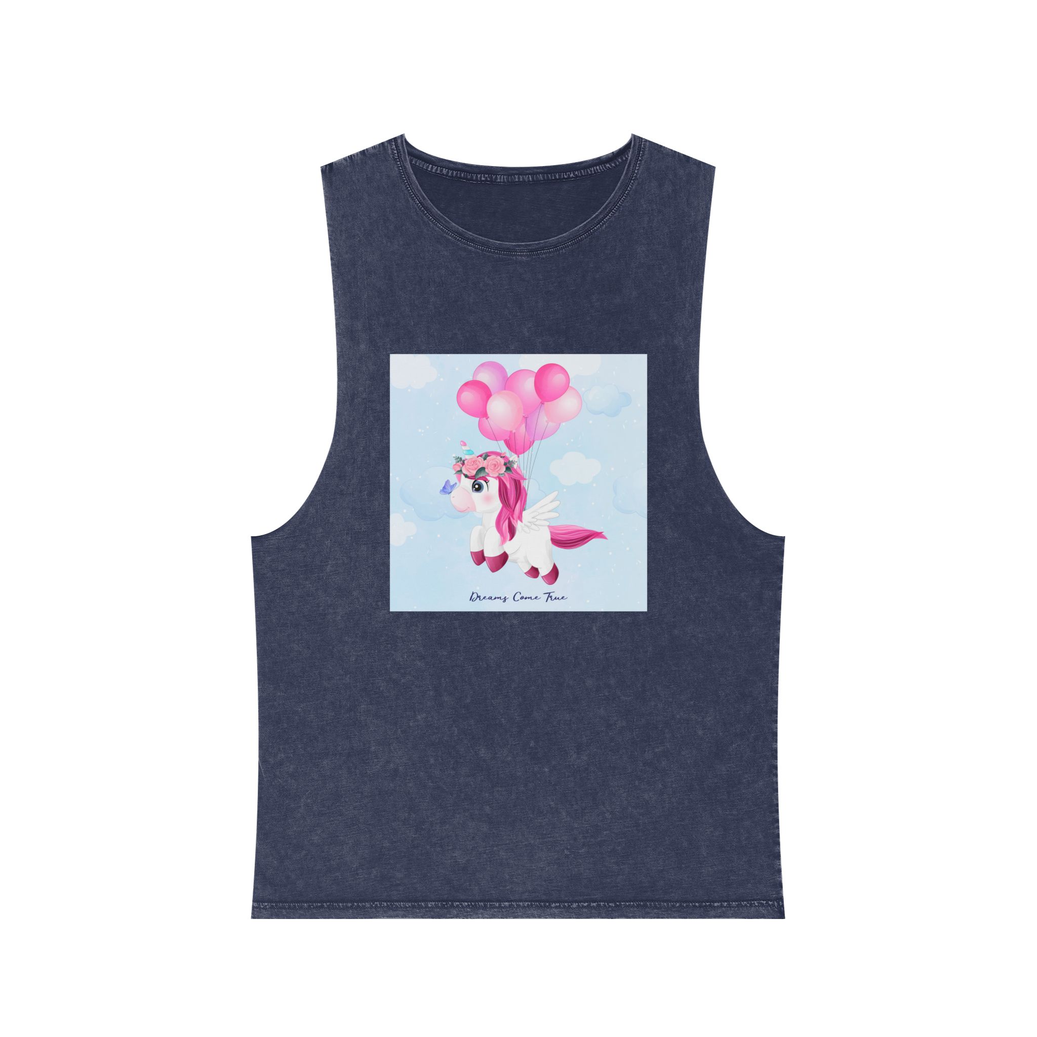 Unicorn V493 Unisex Stonewash Tank Top - Image 13