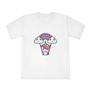 Cute Unicorn Mascot Design (3) Unisex Classic Crewneck T Shirt