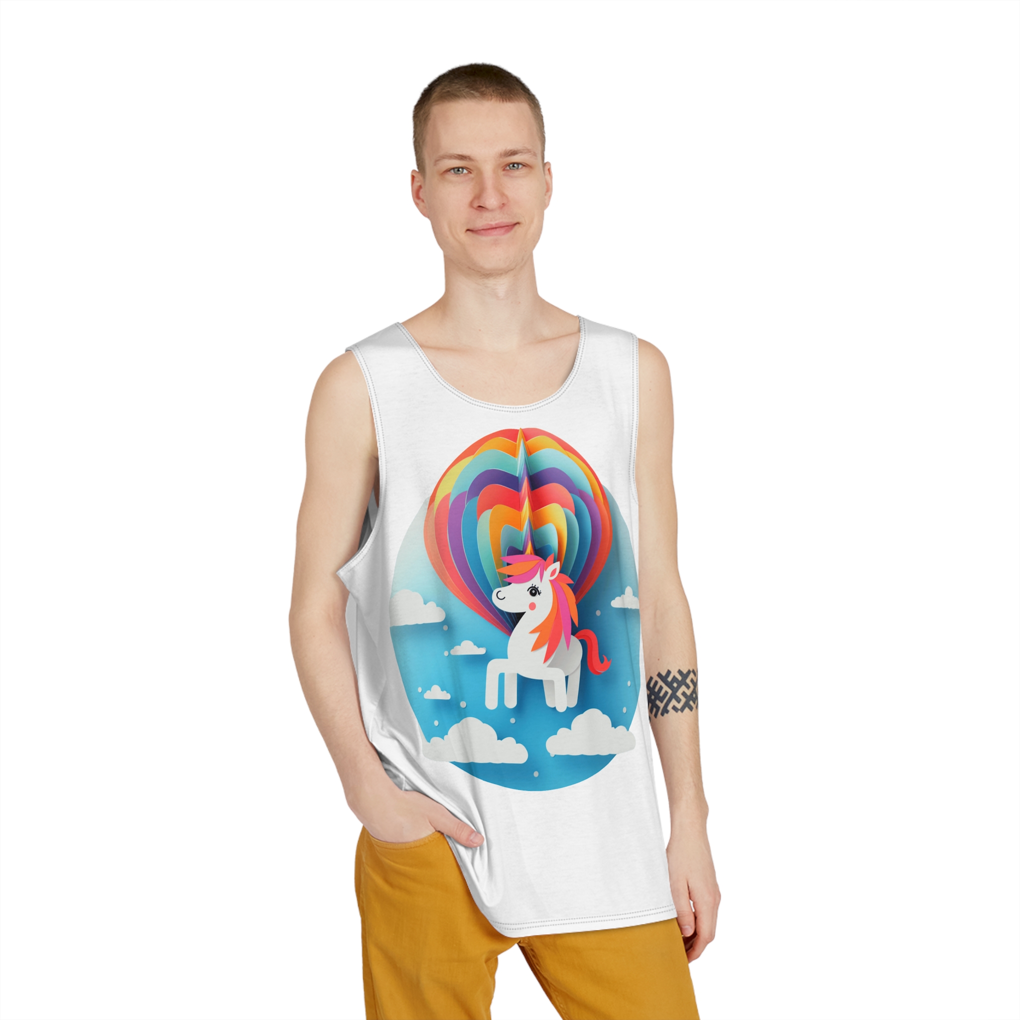 Unicorns 346 Mens Tank Aop - Image 3