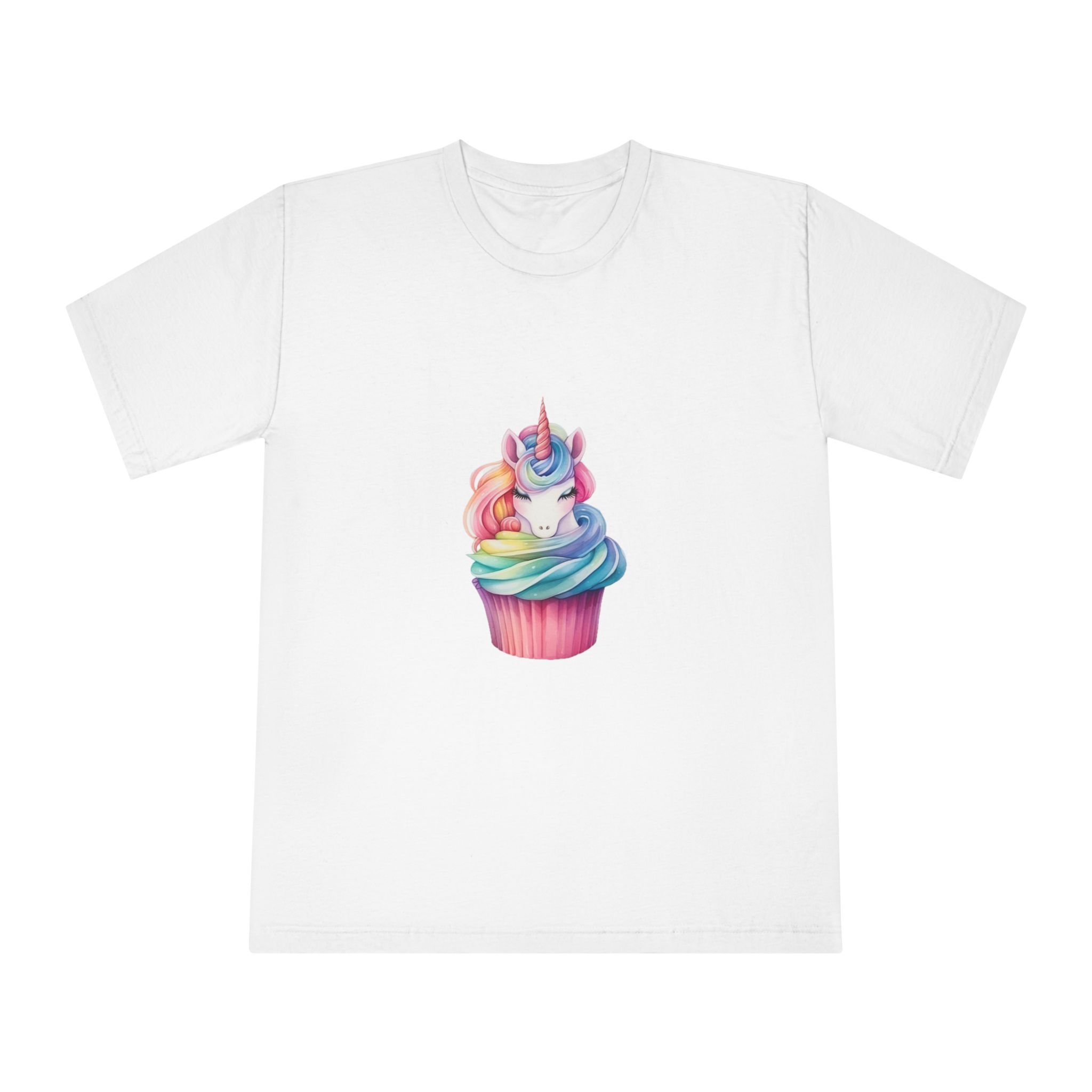 There Is Cupcake With Unicorn Face Top It Generative Ai Unisex Classic Crewneck T Shirt