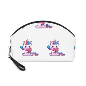 Cute Unicorn Heart Makeup Bag