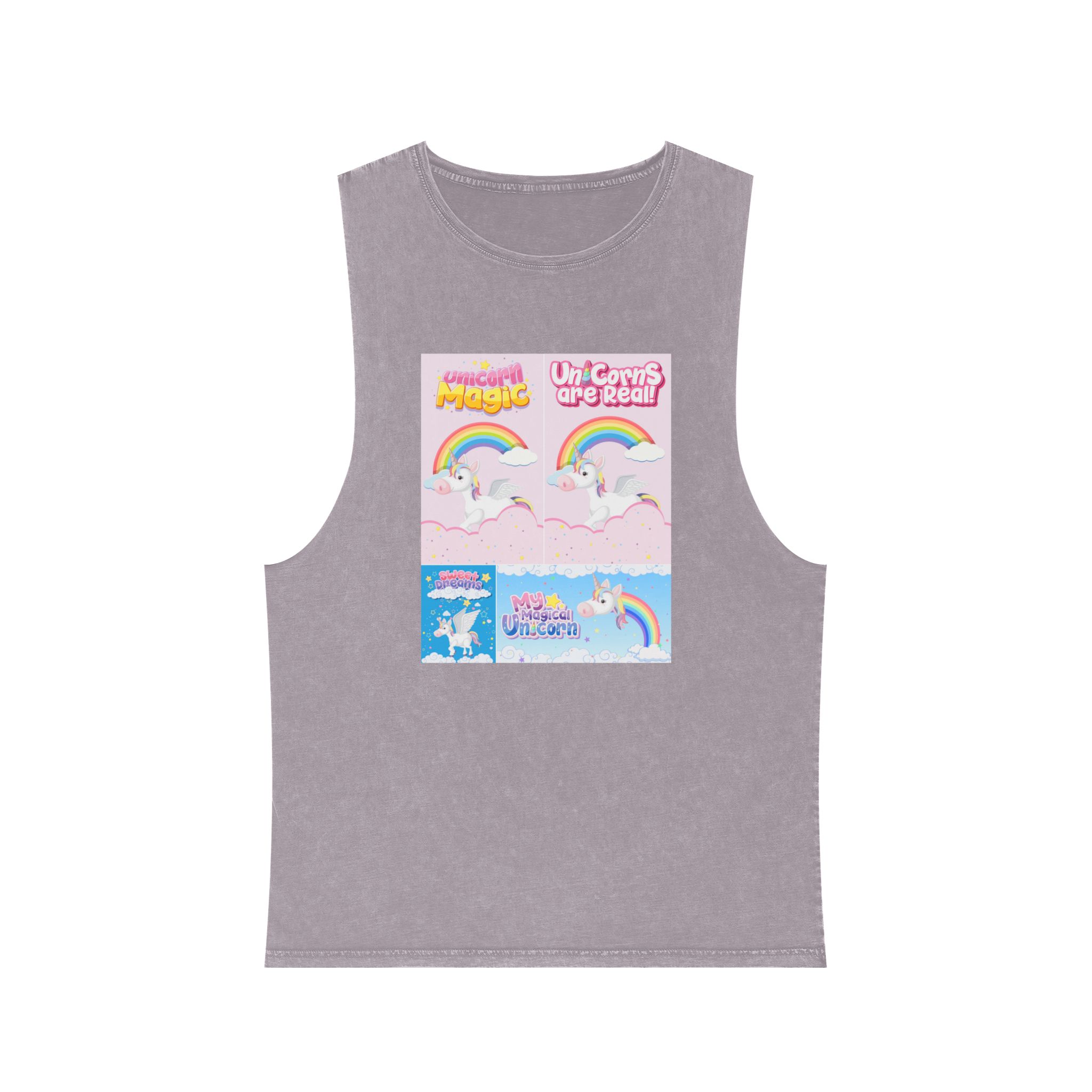 Unicorn V499 Unisex Stonewash Tank Top - Image 17