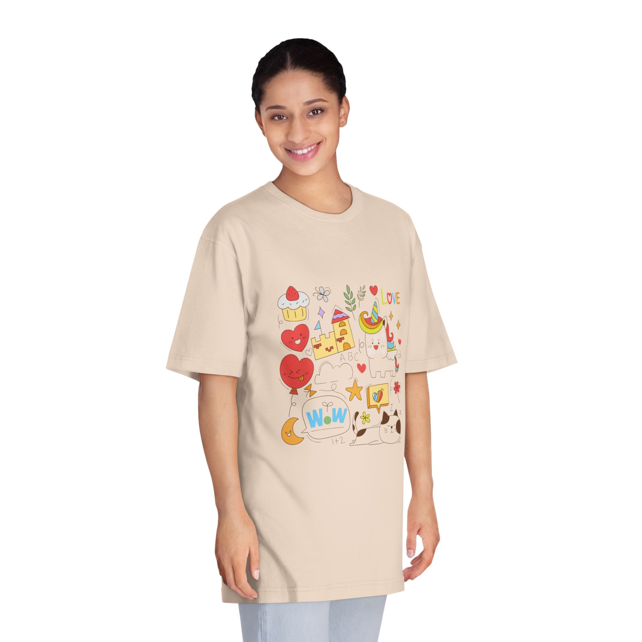 Unicorn V565 Unisex Classic Crewneck T Shirt - Image 11