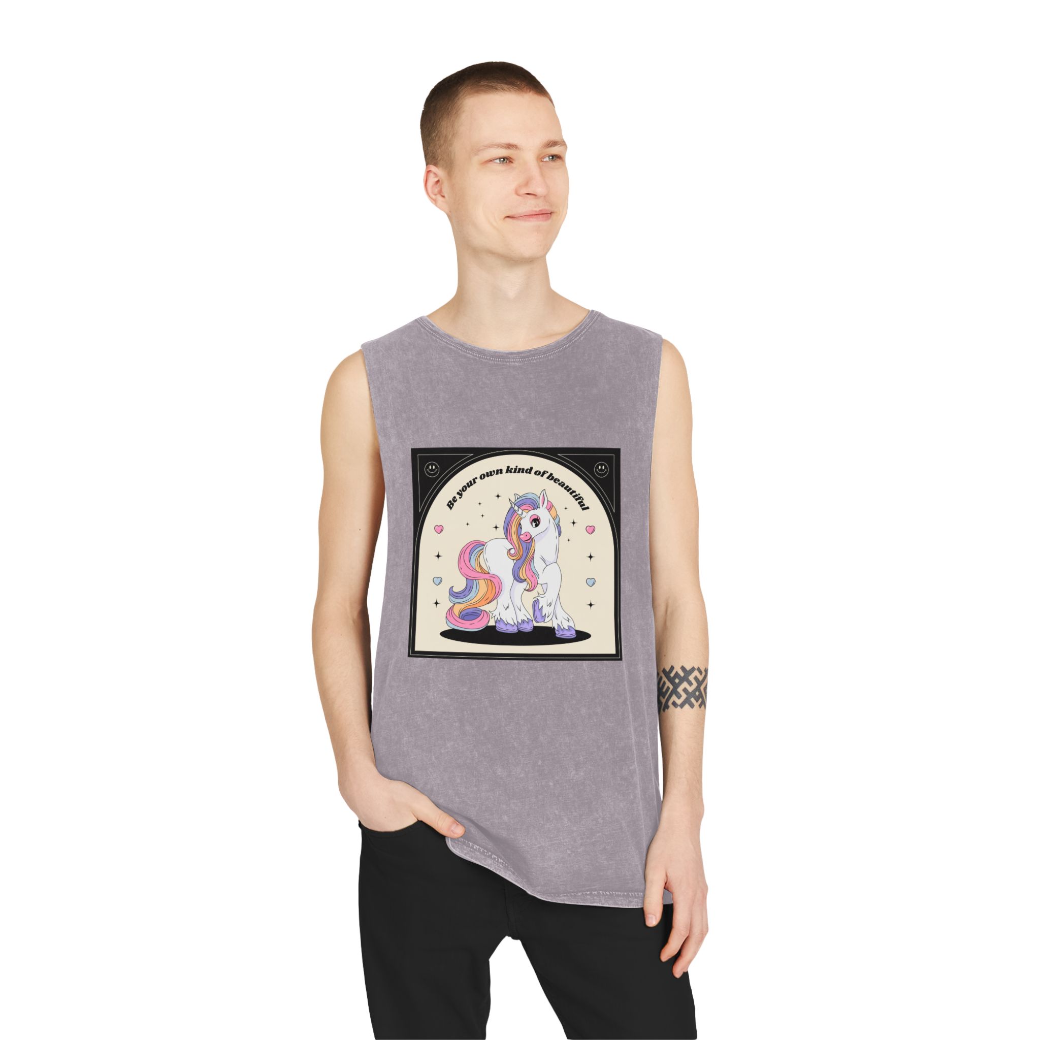Unicorn V454 Unisex Stonewash Tank Top - Image 19