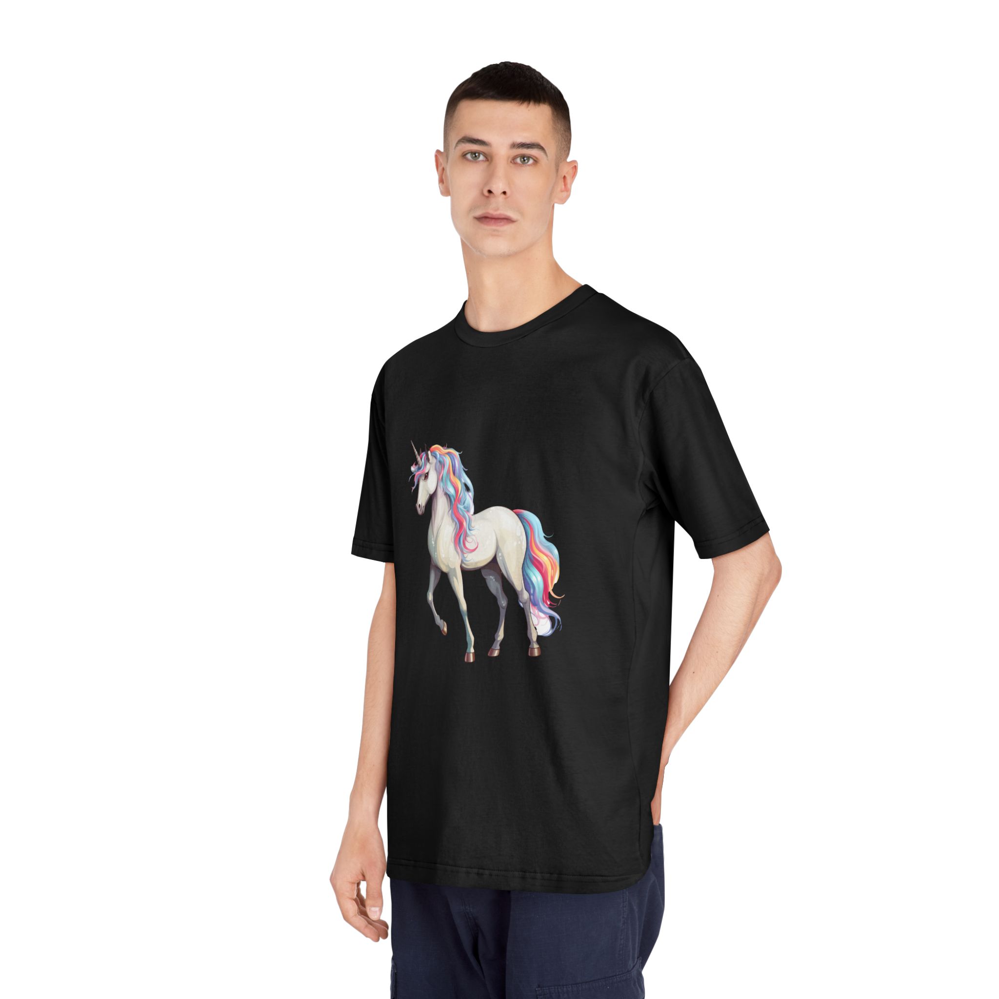 Unicorns 195 Unisex Classic Crewneck T Shirt - Image 8