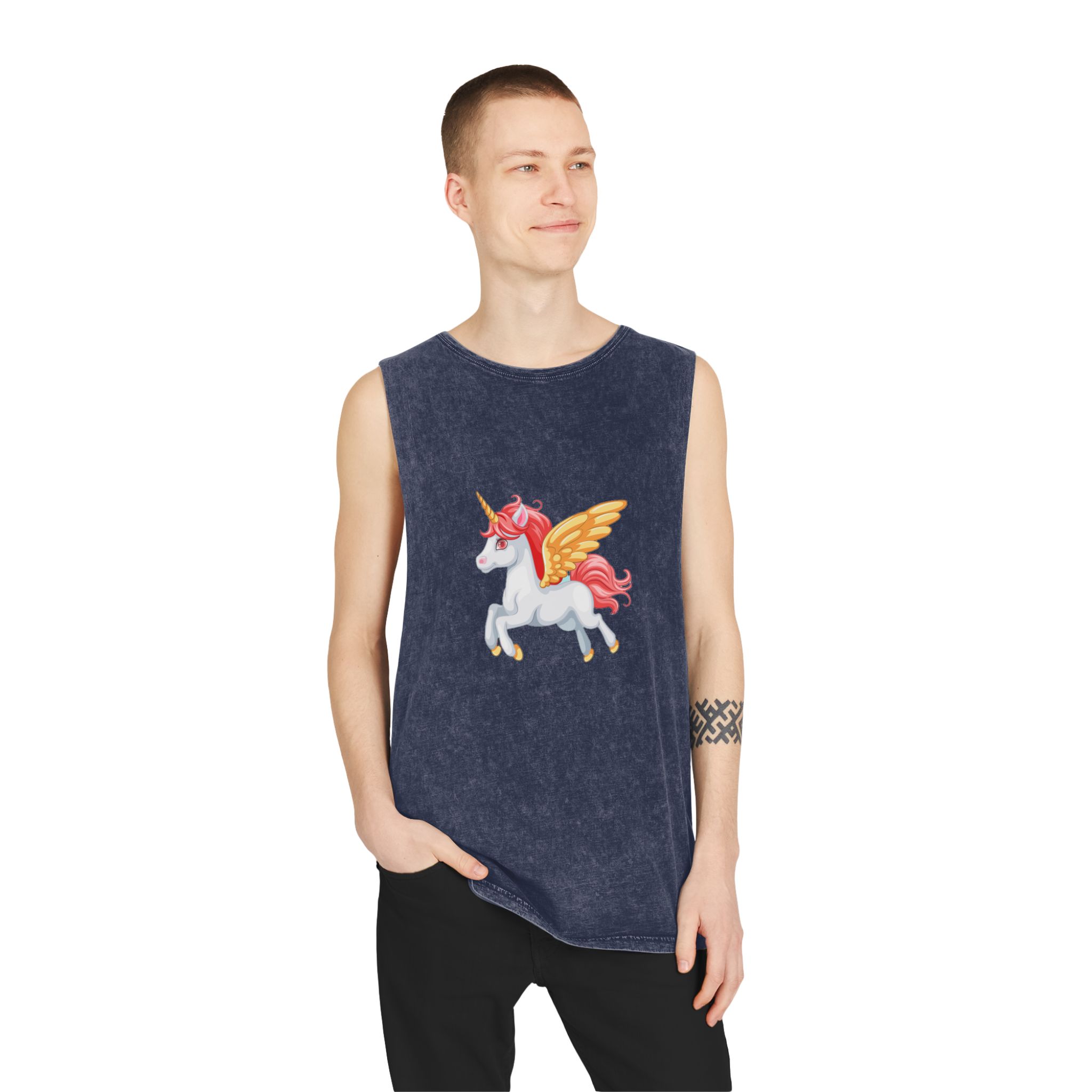 Szw8 Hagh 230801 Unisex Stonewash Tank Top - Image 15