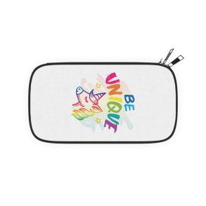 Colorful Unicorn With Words Be Unique It Passport Wallet
