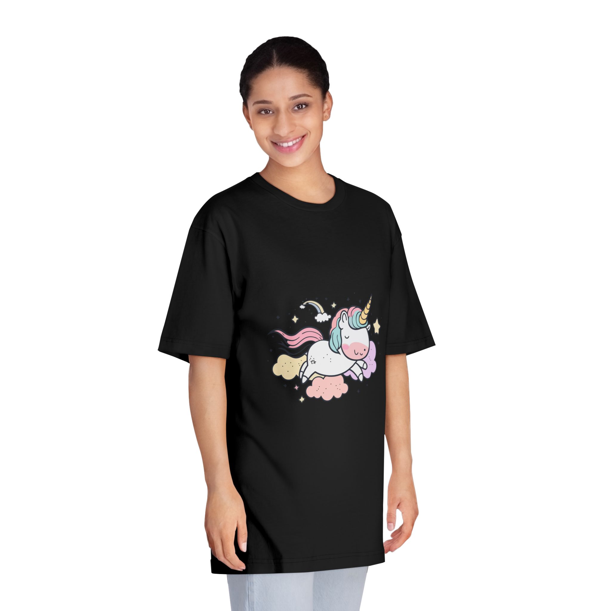 Unicorn Kawaii Vector Unisex Classic Crewneck T Shirt - Image 7