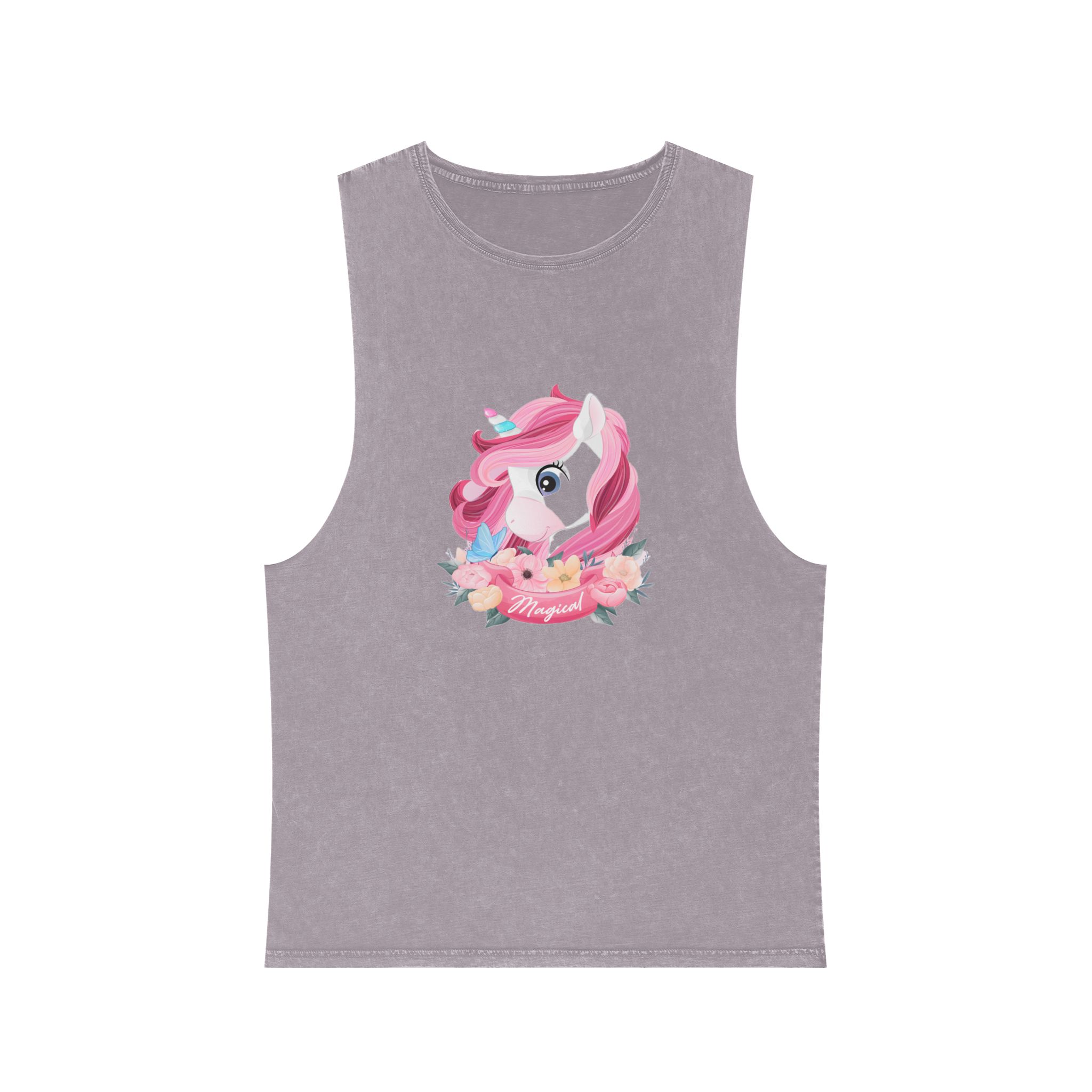 Unicorn V491 Unisex Stonewash Tank Top - Image 17