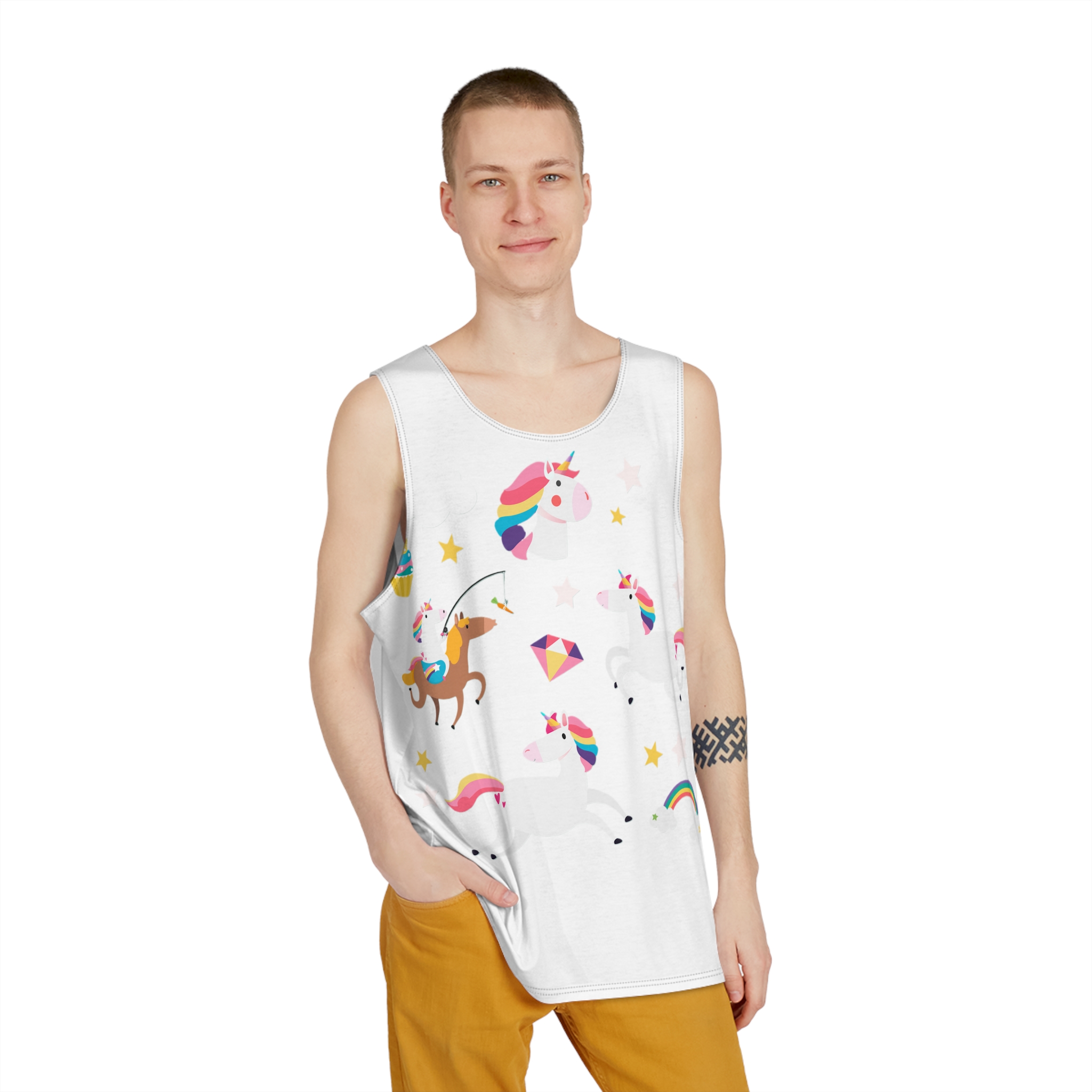 Unicorns 63 Mens Tank Aop - Image 3