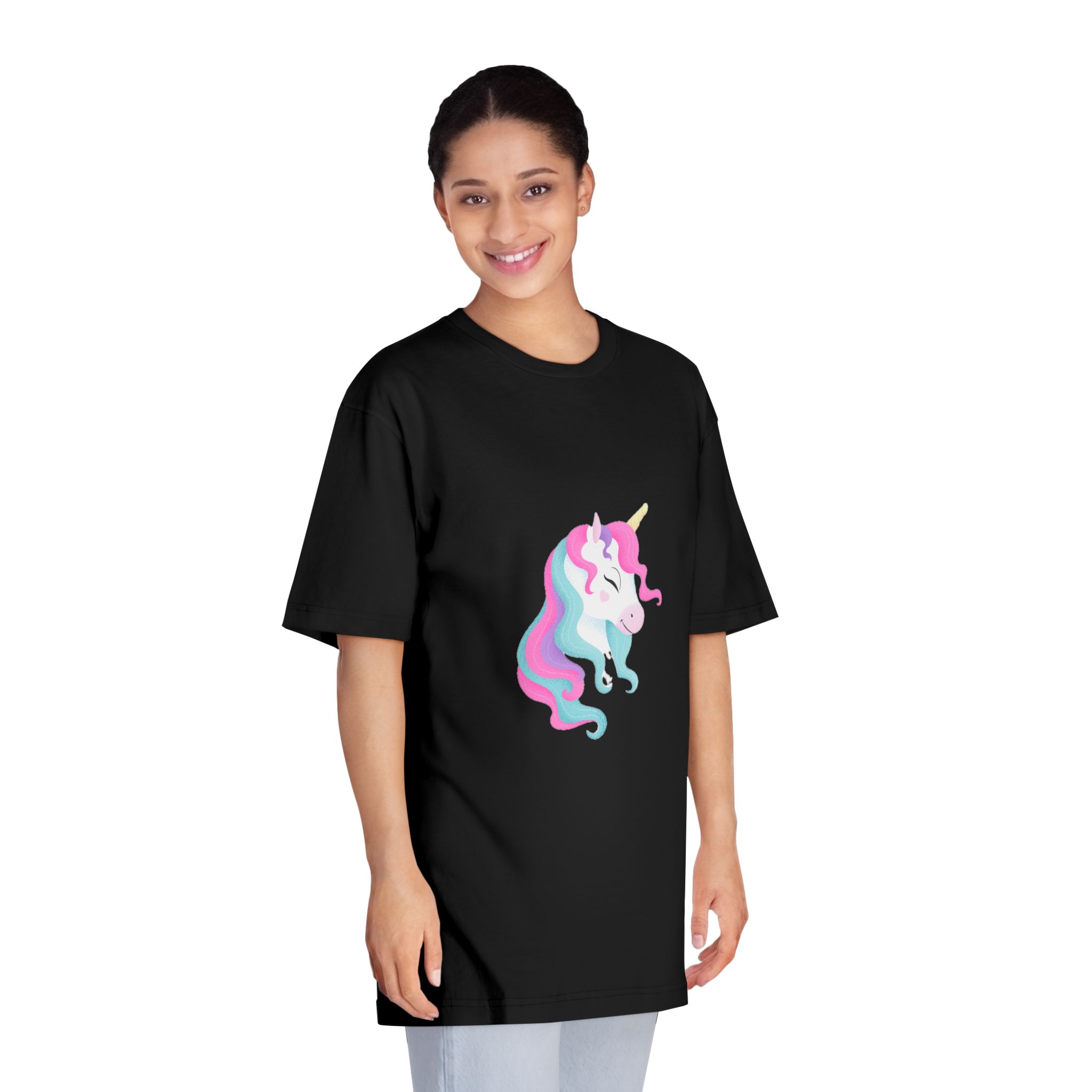 Popular Unicorn Drawing Fashion Illustration Drawing Modern Style Clothes Unicorn Shape Noise Unisex Classic Crewneck T Shirt - Image 7