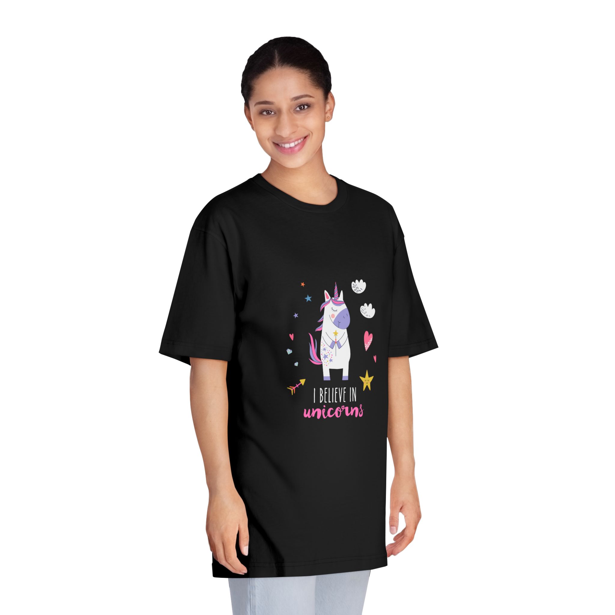 I Belive In Unicorns 1624293 Unisex Classic Crewneck T Shirt - Image 7