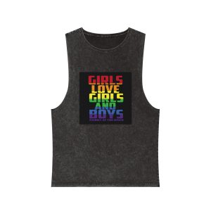 Original Design 62D8D8 Unisex Stonewash Tank Top