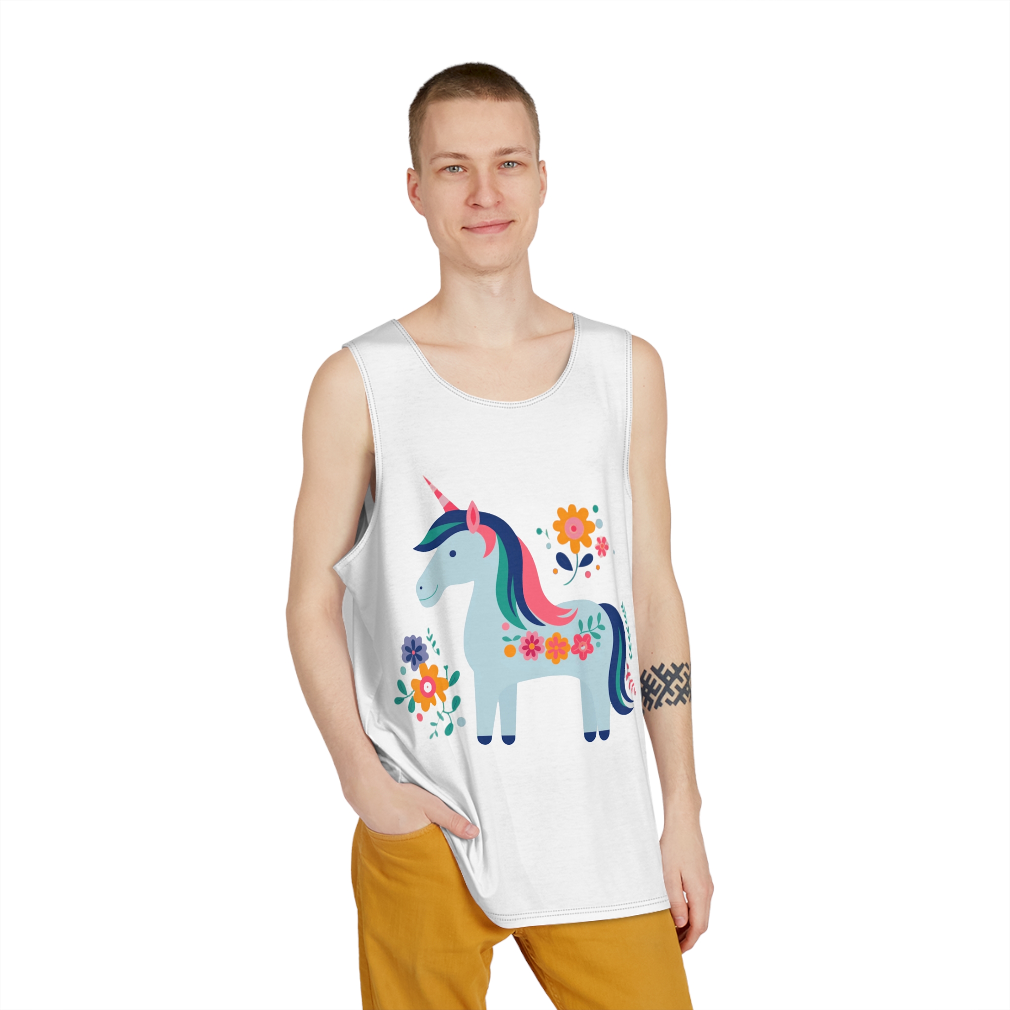 Unicorns 370 Mens Tank Aop - Image 3