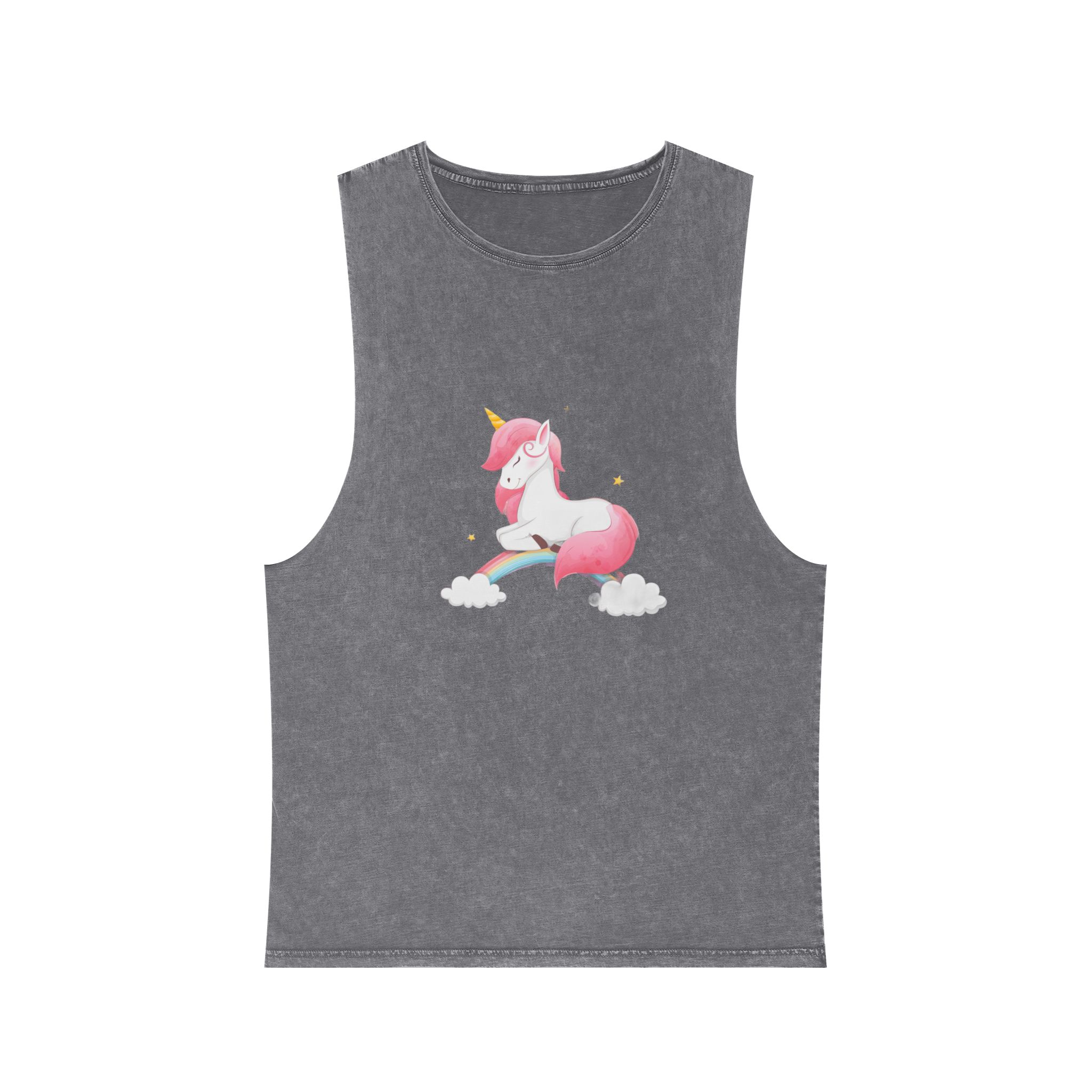 Unicorn V383 Unisex Stonewash Tank Top - Image 9