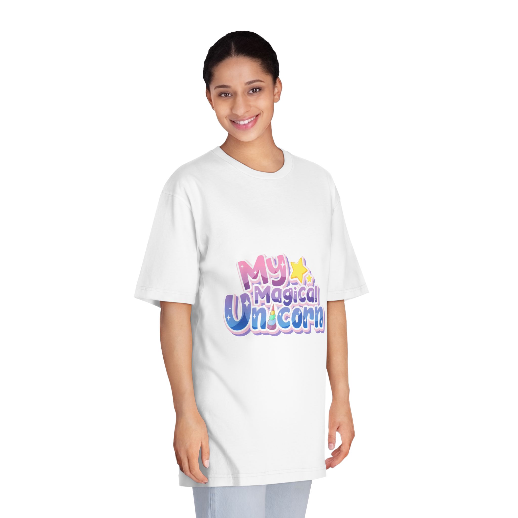 My Magical Unicorn Unisex Classic Crewneck T Shirt - Image 3