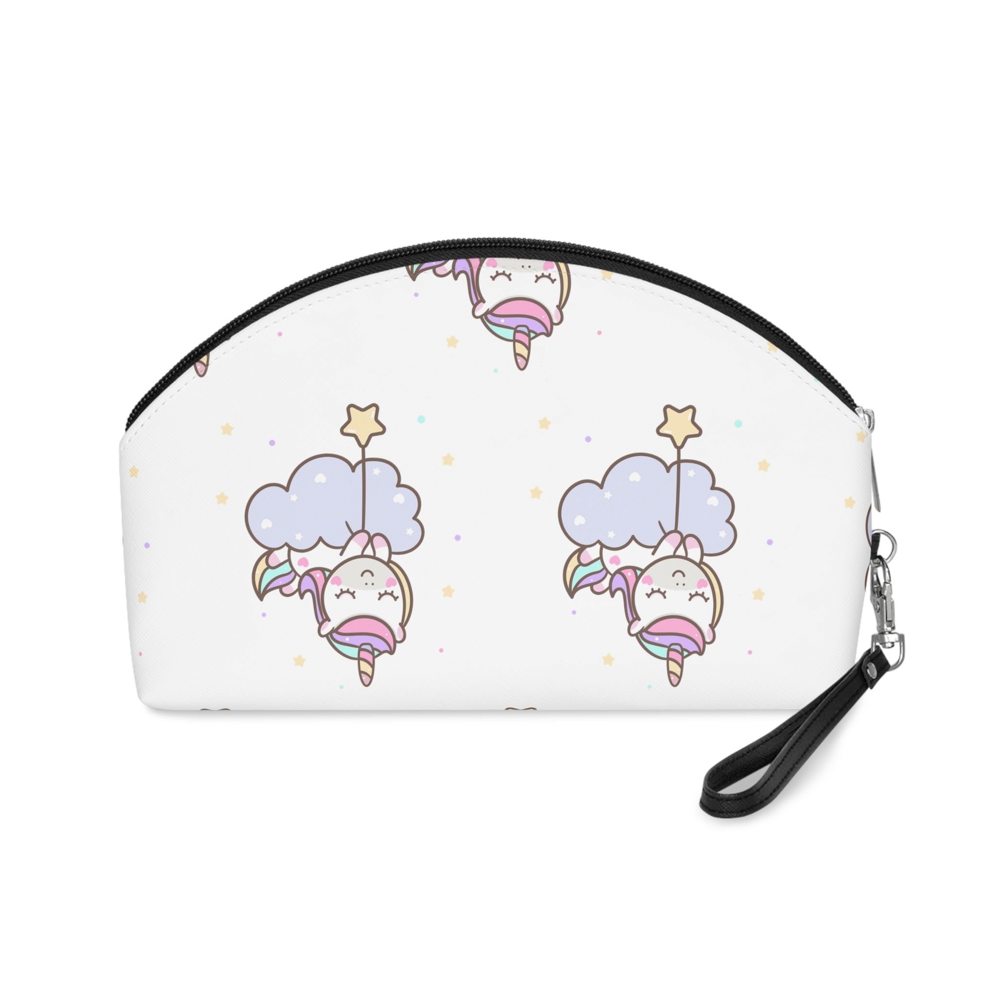 Kawaii Unicorn Vector Sleeping Cloud Makeup Bag - Image 2