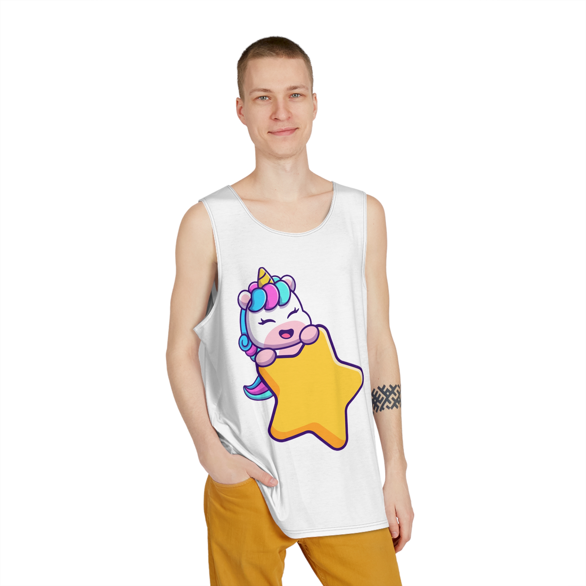Unicorns 24 Mens Tank Aop - Image 3