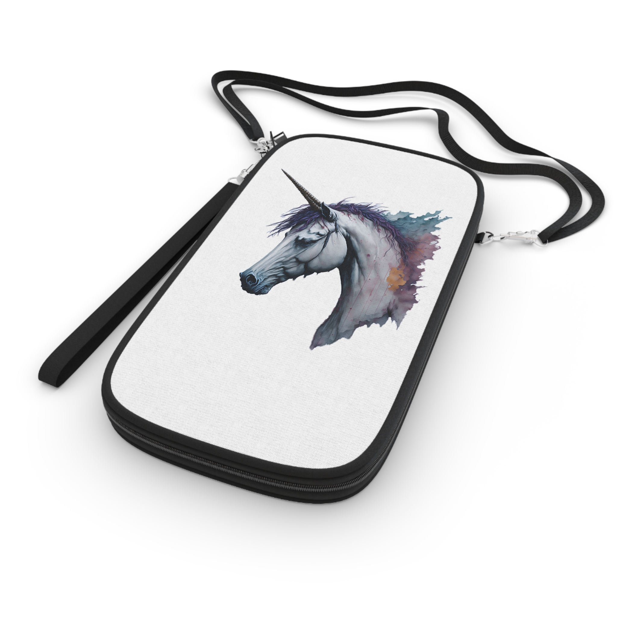 Illustration Unicorn Painted Watercolor Technique Generative Ai Decorative Painting Passport Wallet - Image 3