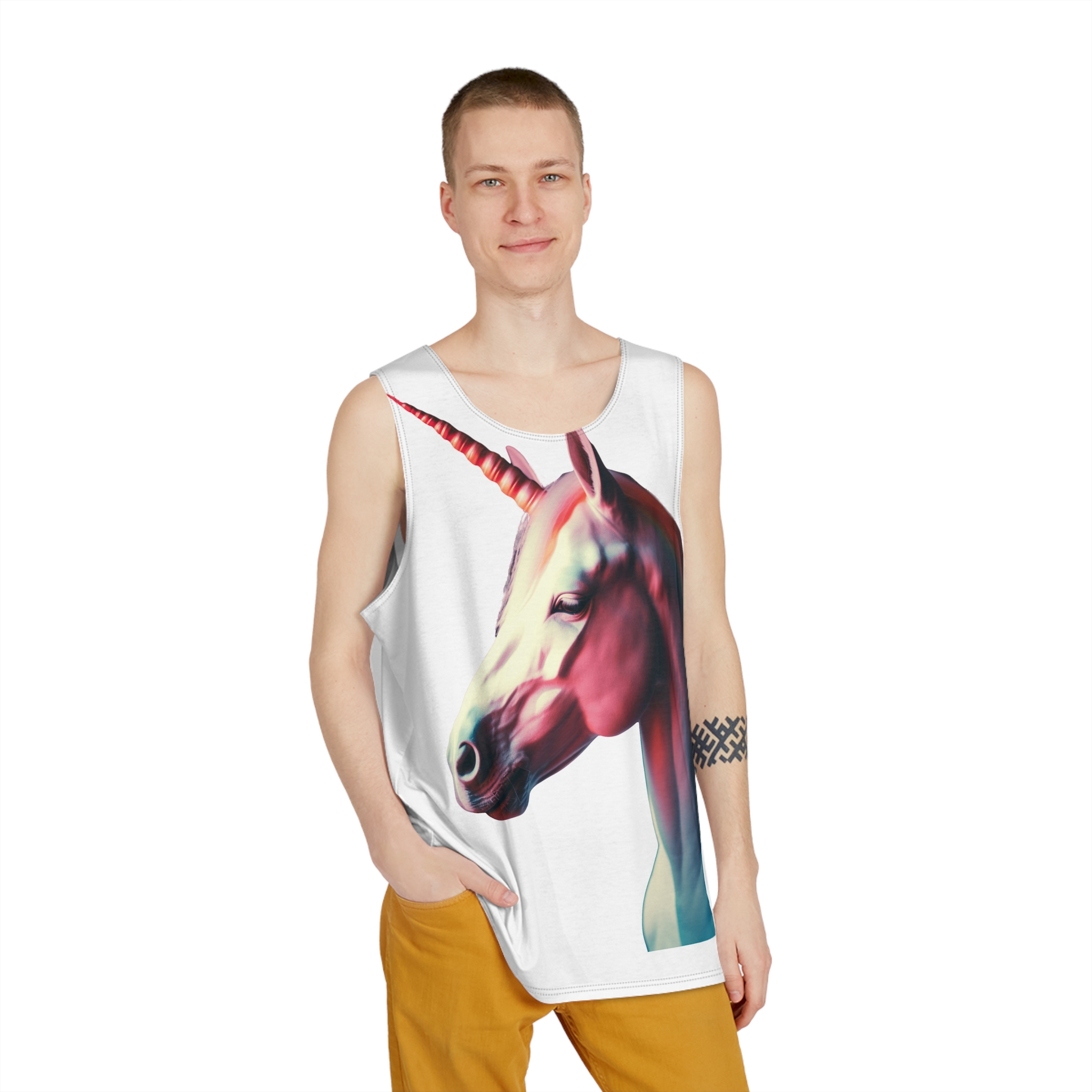 Unicorns 172 Mens Tank Aop - Image 3