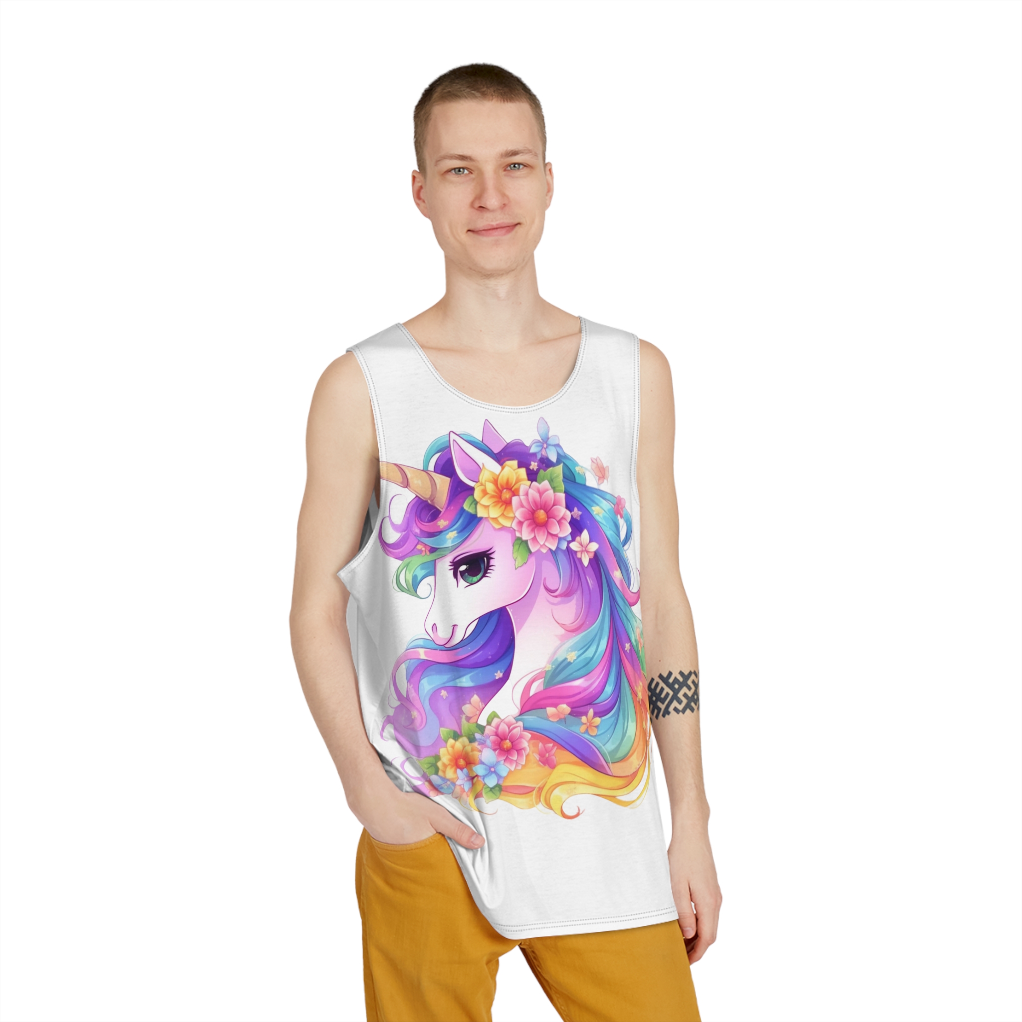 Unicorns 406 Mens Tank Aop - Image 3