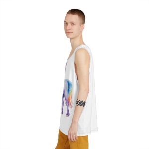 Cute Watercolor Unicorn Illustration Ai Generativexa Mens Tank Aop