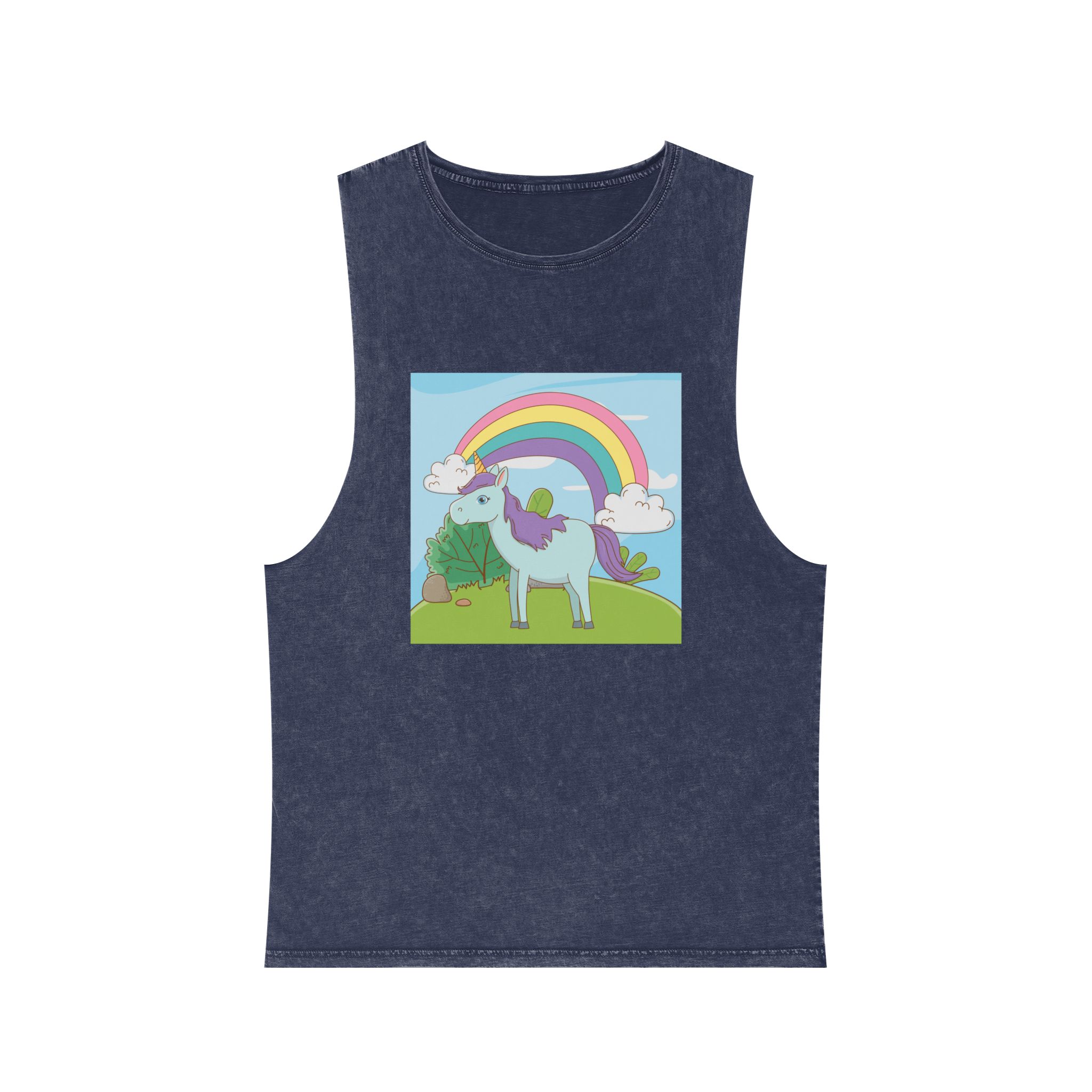 Unicorn V334 Unisex Stonewash Tank Top - Image 13