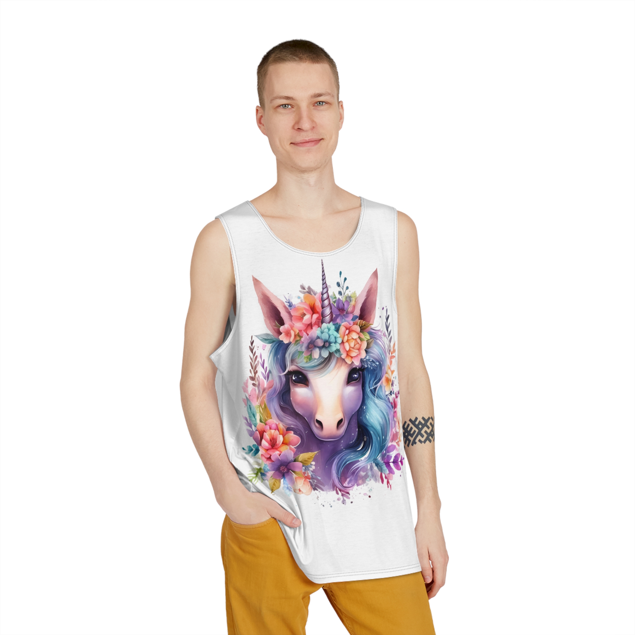 Unicorns 192 Mens Tank Aop - Image 3