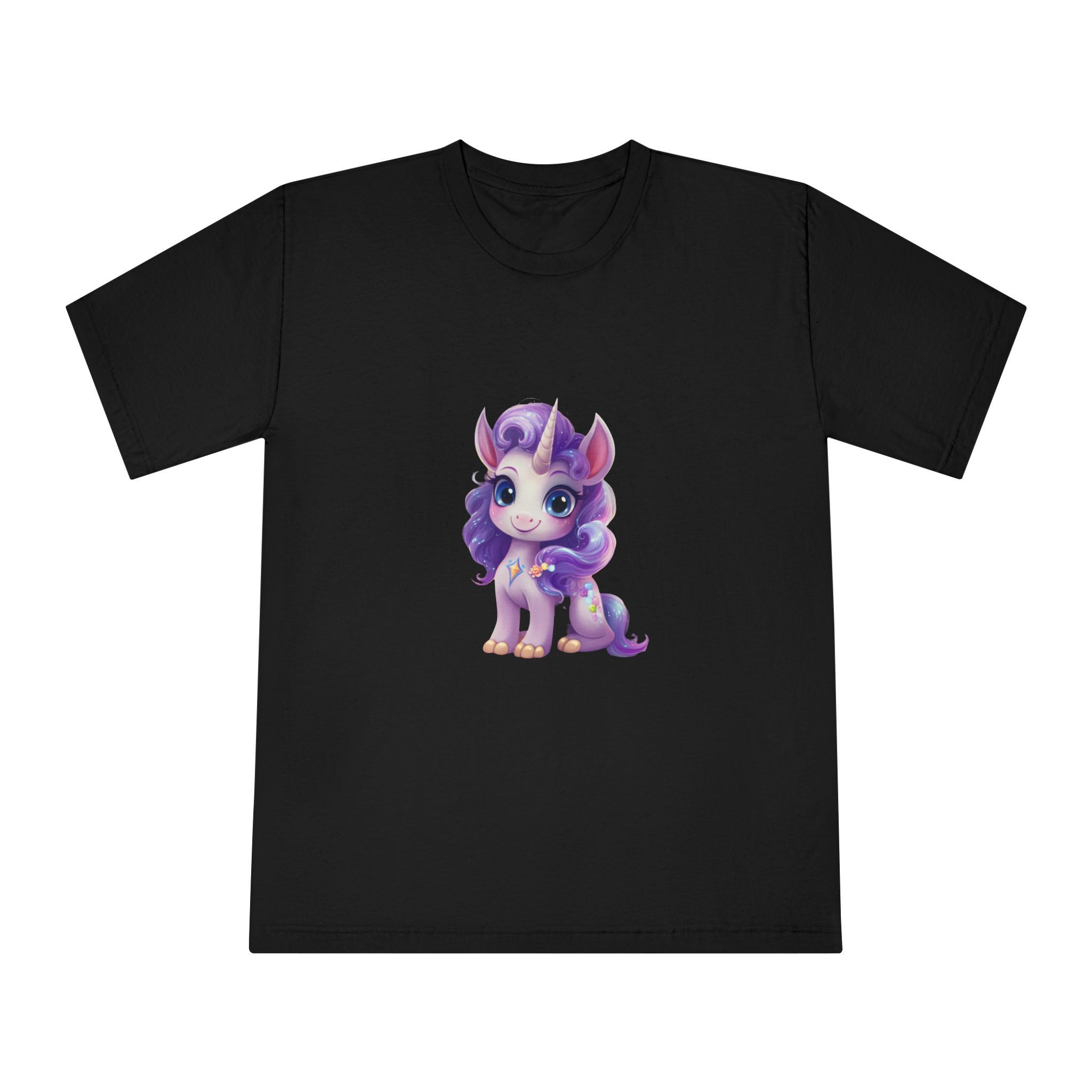 Unicorns 387 Unisex Classic Crewneck T Shirt - Image 5
