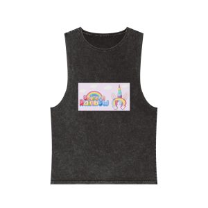 Unicorn V480 Unisex Stonewash Tank Top