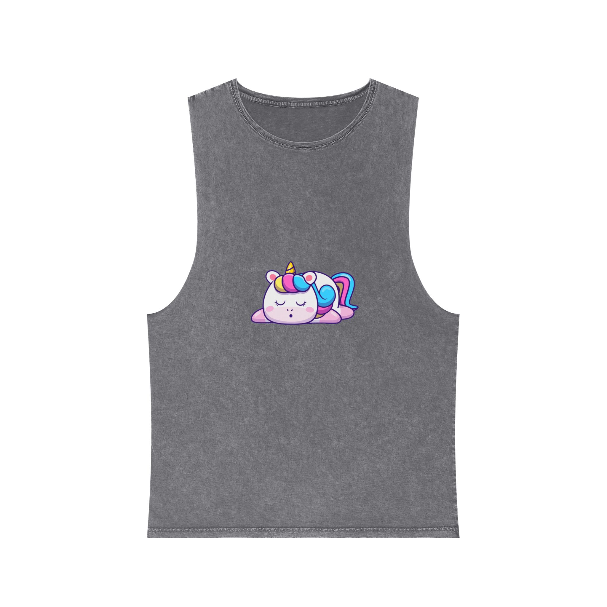 Unicorn V515 Unisex Stonewash Tank Top - Image 9