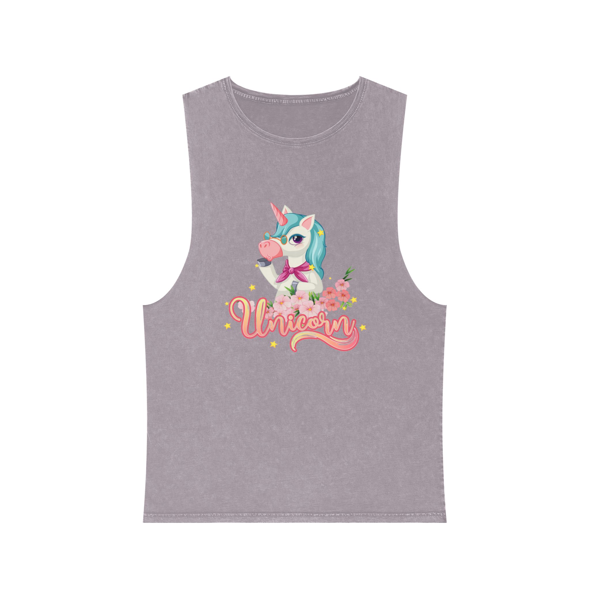 Unicorn V442 Unisex Stonewash Tank Top - Image 17