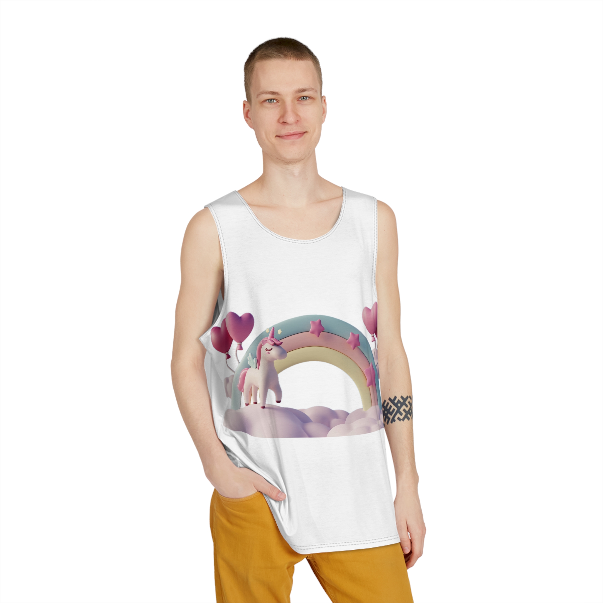 Unicorn V428 Mens Tank Aop - Image 3