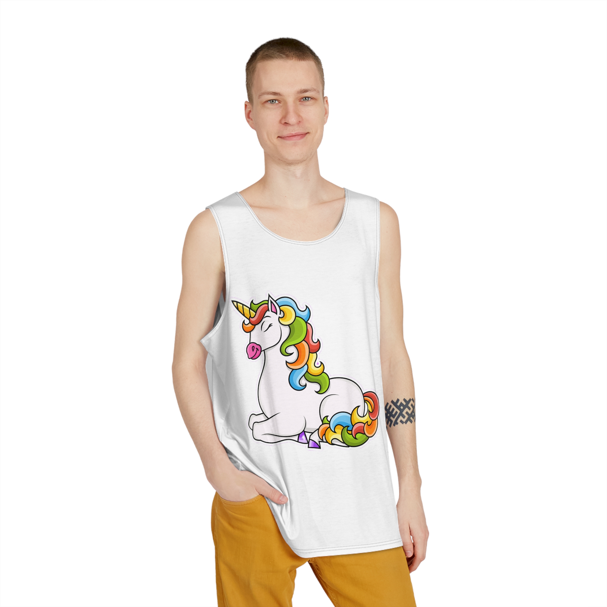 Unicorn V587 Mens Tank Aop - Image 3