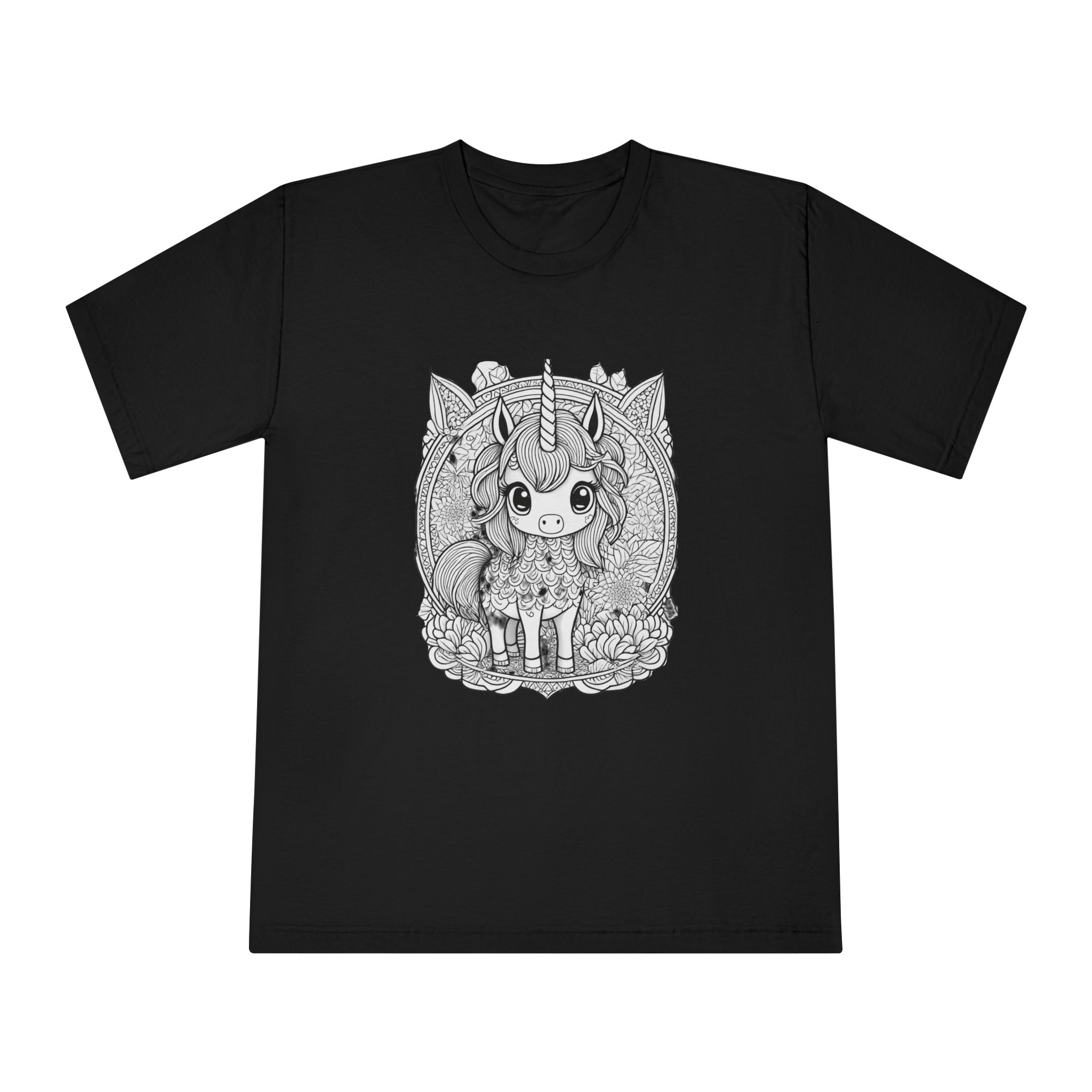 Unicorns 231 Unisex Classic Crewneck T Shirt - Image 5