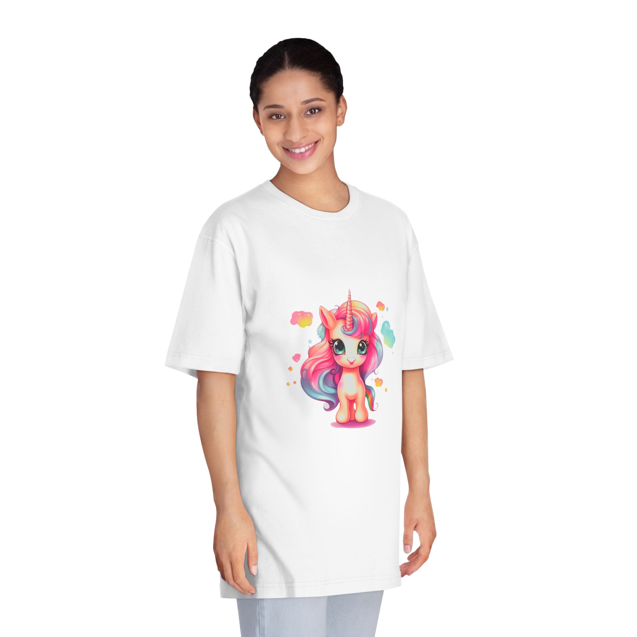 Unicorns 323 Unisex Classic Crewneck T Shirt - Image 3